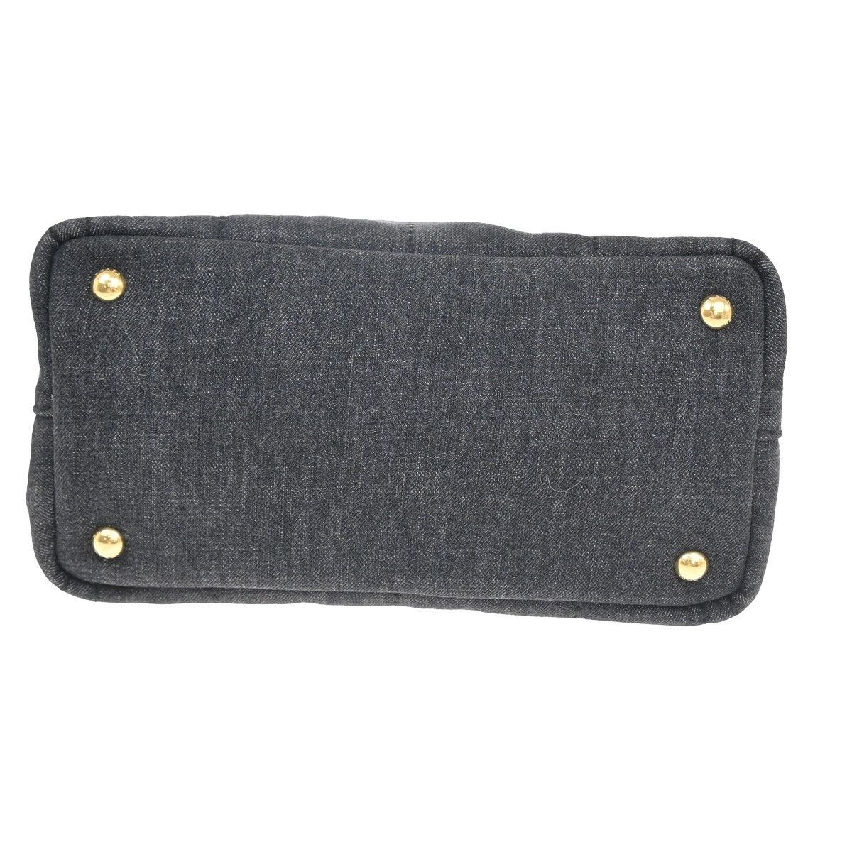 Prada Prada Canapa Open Tote Denim Size ONE SIZE - 6 Thumbnail