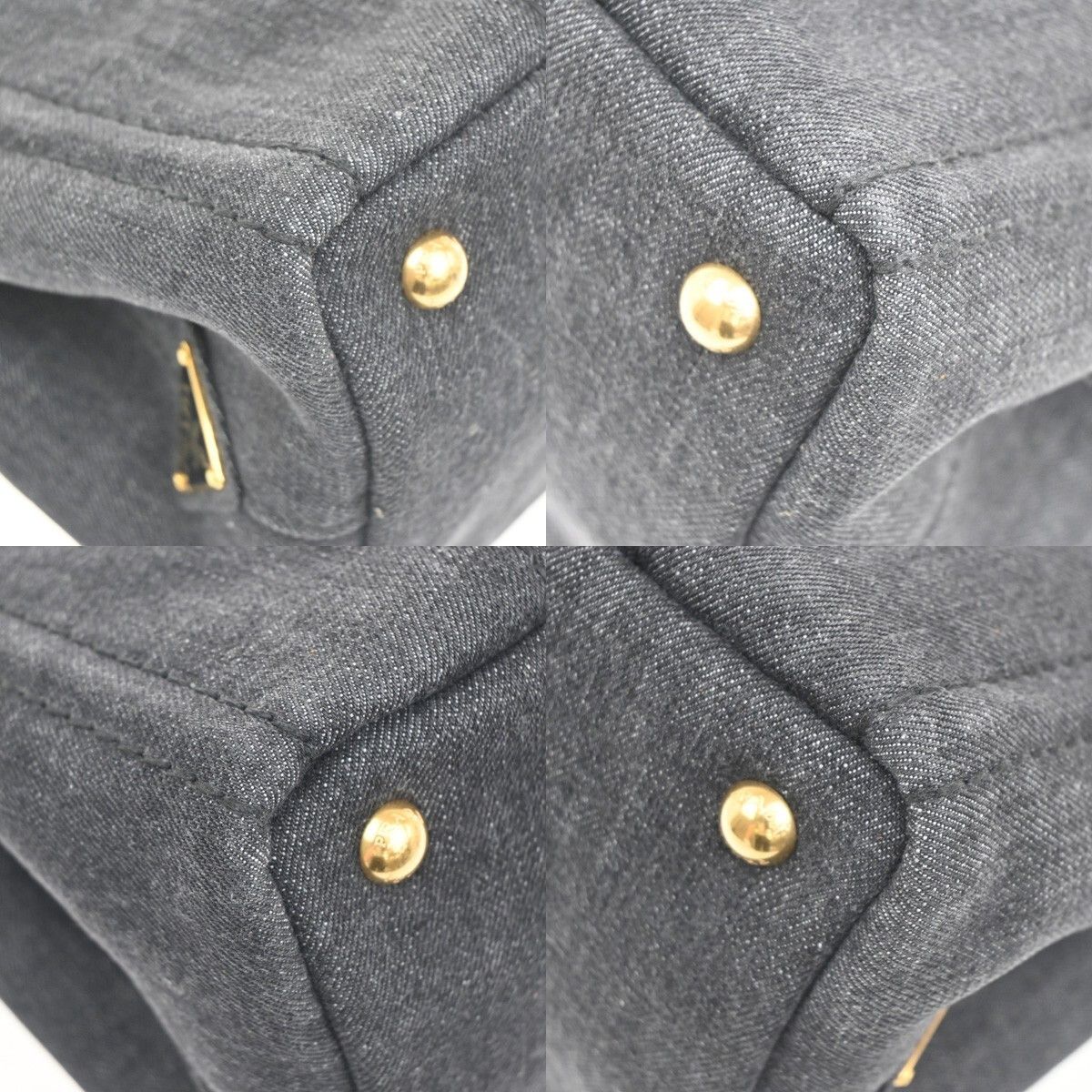 Prada Prada Canapa Open Tote Denim Size ONE SIZE - 7 Thumbnail