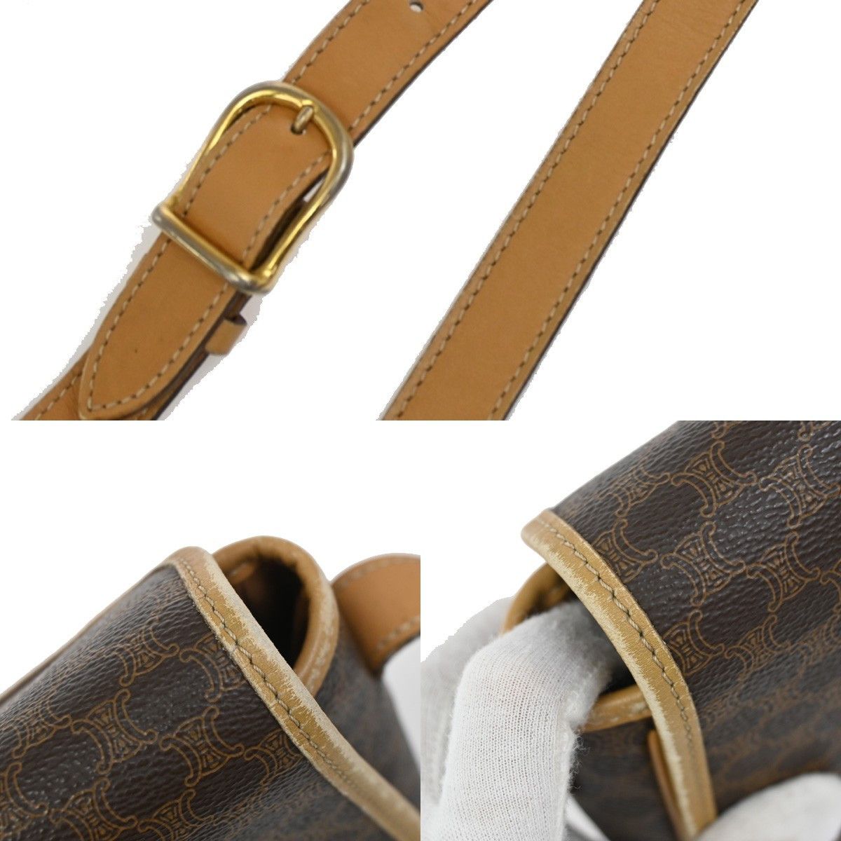 Celine Celine Macadam Shoulder Bag PVC Leather Size ONE SIZE - 9 Thumbnail