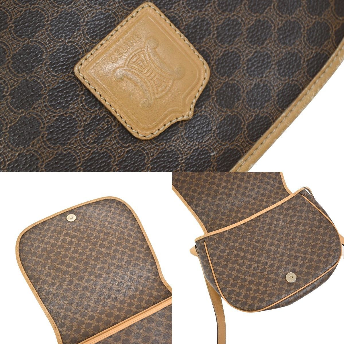 Celine Celine Macadam Shoulder Bag PVC Leather Size ONE SIZE - 10 Thumbnail