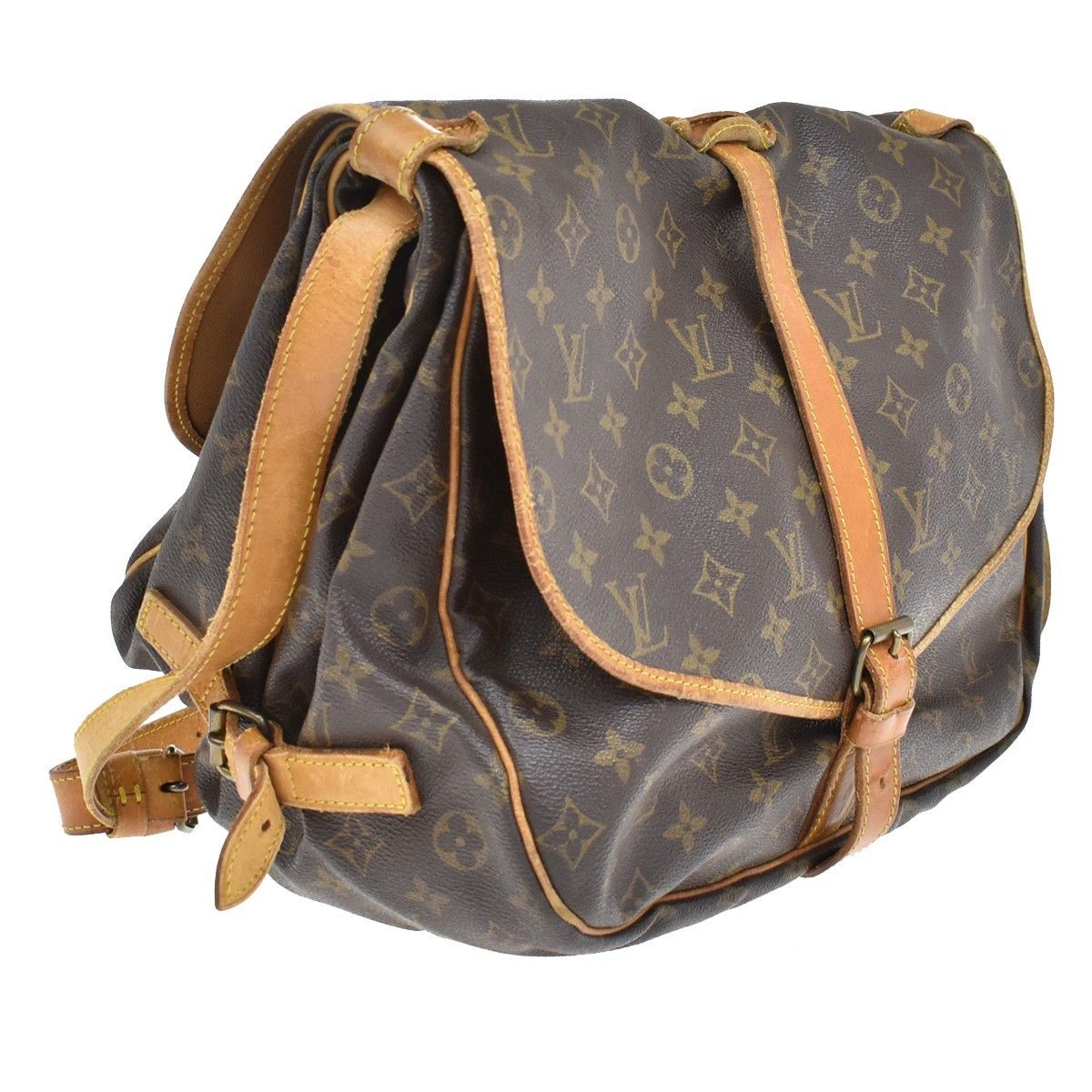 Louis Vuitton Louis Vuitton Saumur Handbag Monogram Canvas Size ONE SIZE - 3 Thumbnail