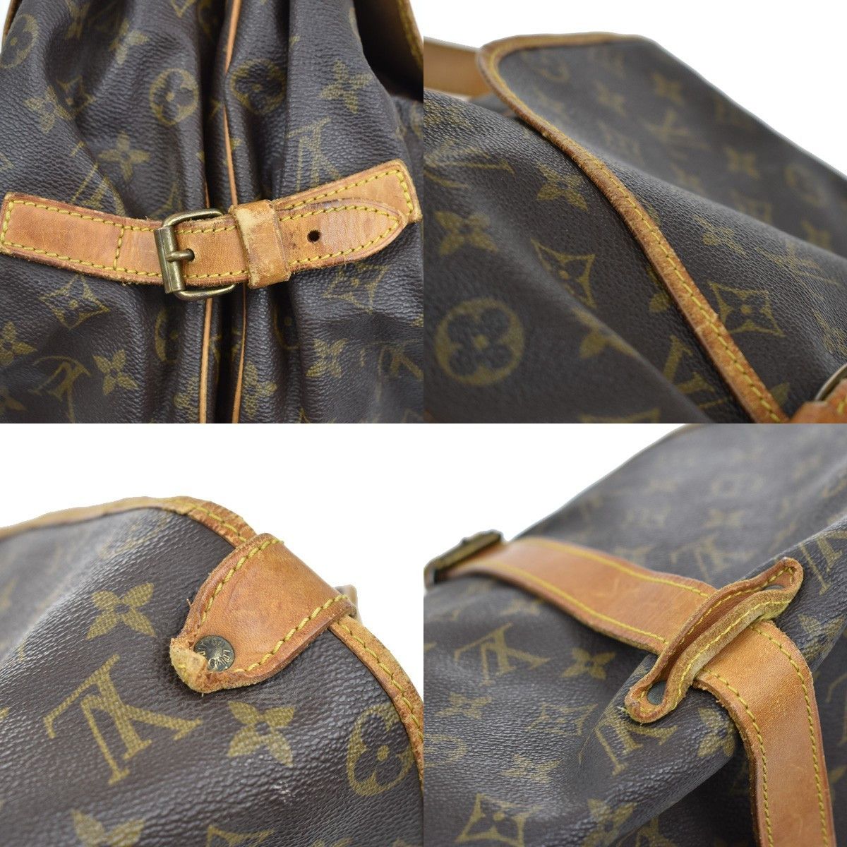 Louis Vuitton Louis Vuitton Saumur Handbag Monogram Canvas Size ONE SIZE - 10 Thumbnail