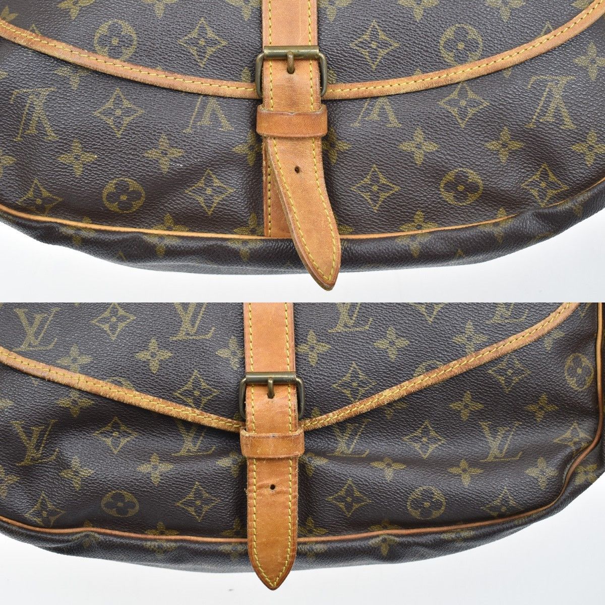 Louis Vuitton Louis Vuitton Saumur Handbag Monogram Canvas Size ONE SIZE - 9 Thumbnail