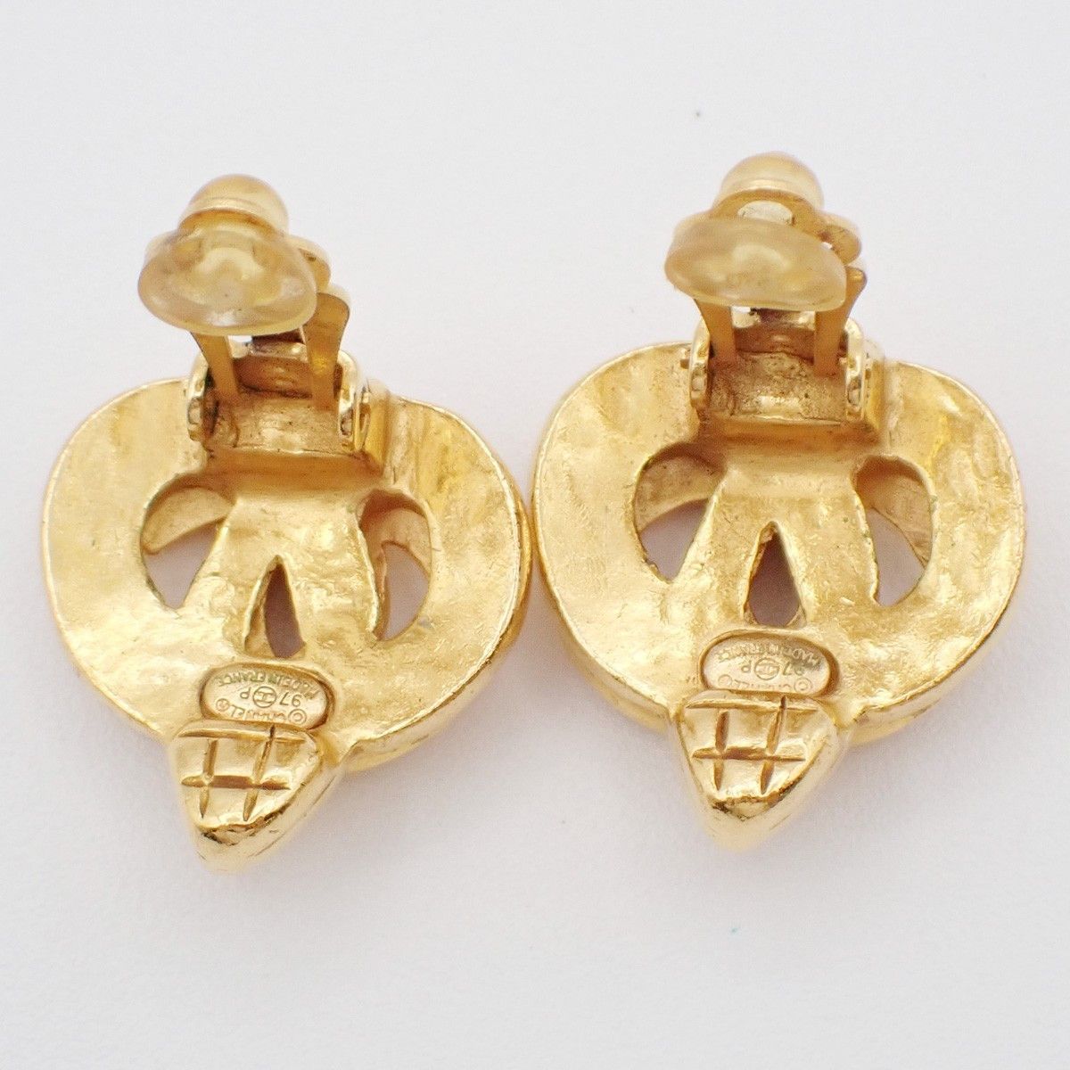 Chanel Chanel CC logo heart Gold-plated Size ONE SIZE - 5 Thumbnail