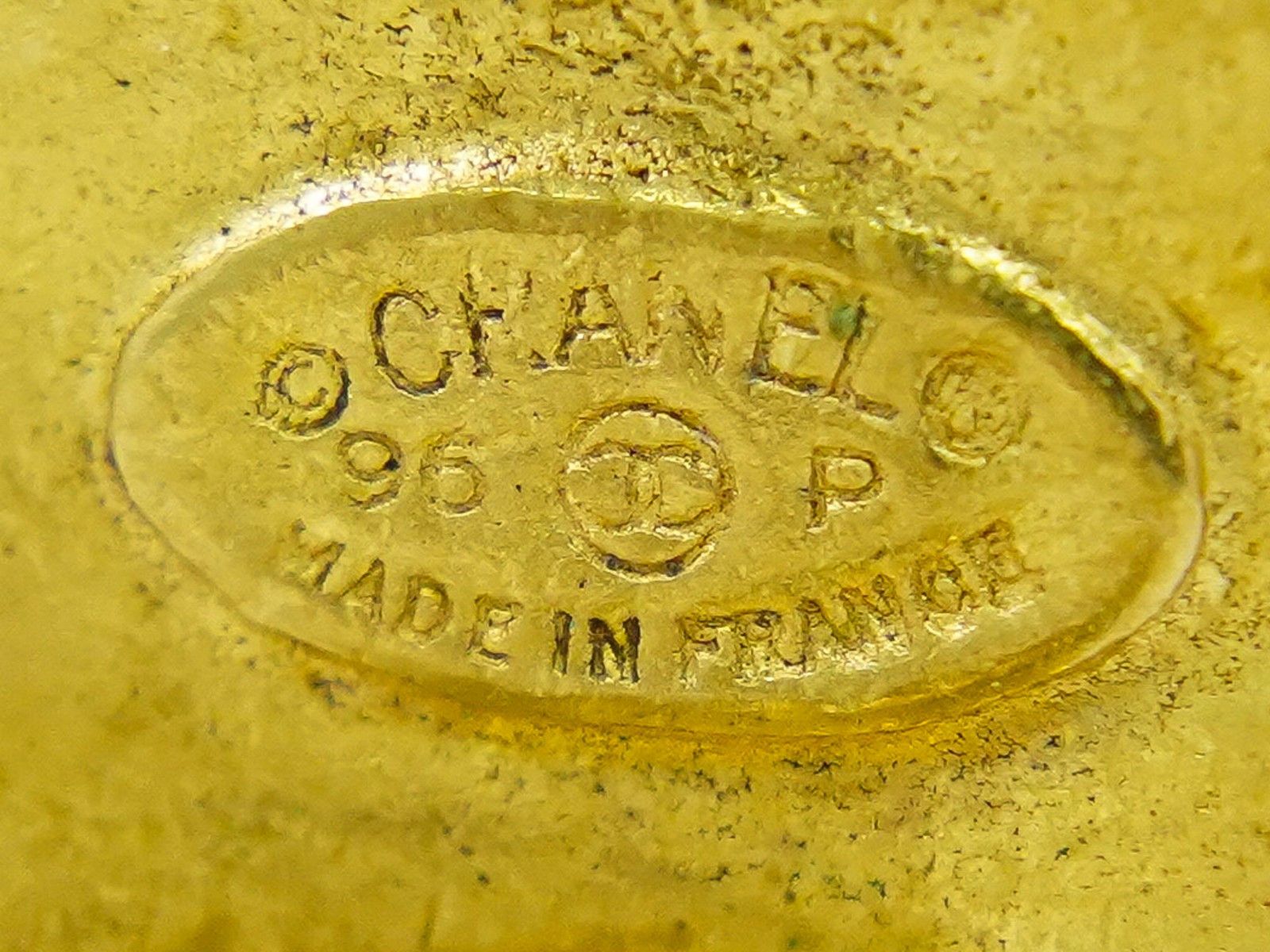 Chanel Chanel CC Hoop Clip-On Earrings Crystal Embellished Metal Size ONE SIZE - 5 Thumbnail