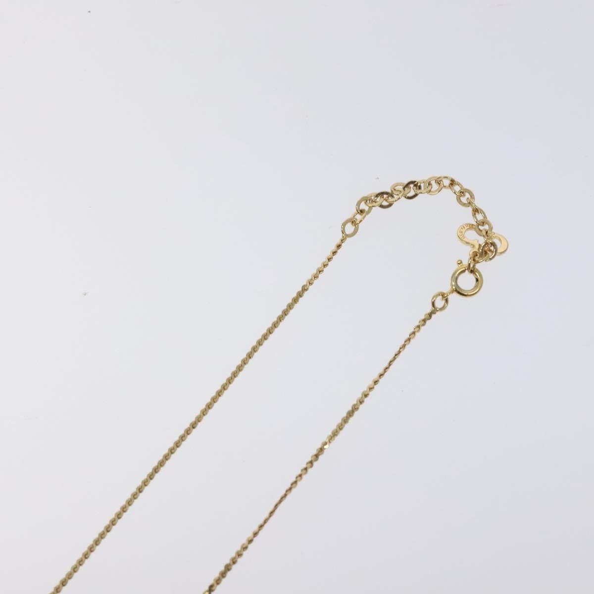 Christian Dior CD Pendant Necklace Metal and Crystals main image 5