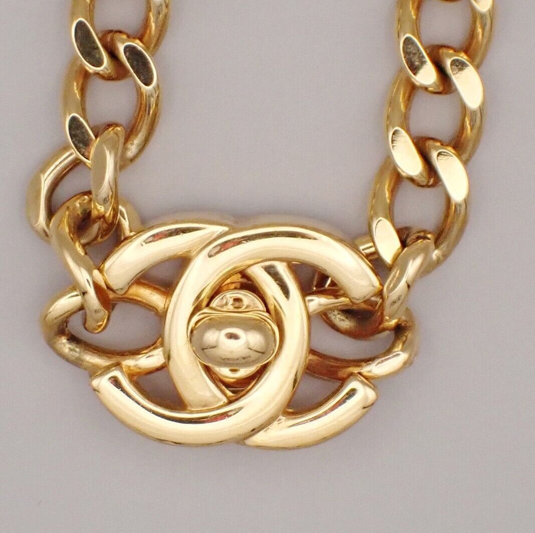 Chanel Chanel Vintage Turnlock Reissue Chain Metal Size ONE SIZE - 2 Thumbnail