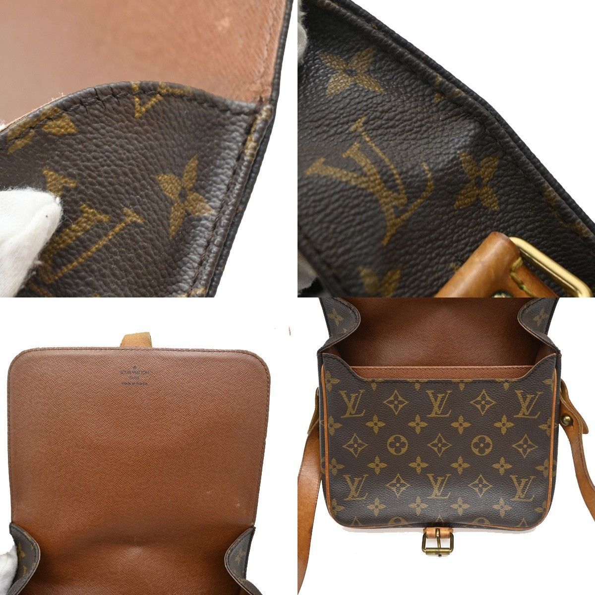 Louis Vuitton Louis Vuitton Cartouchiere Handbag Monogram Canvas Size ONE SIZE - 12 Thumbnail