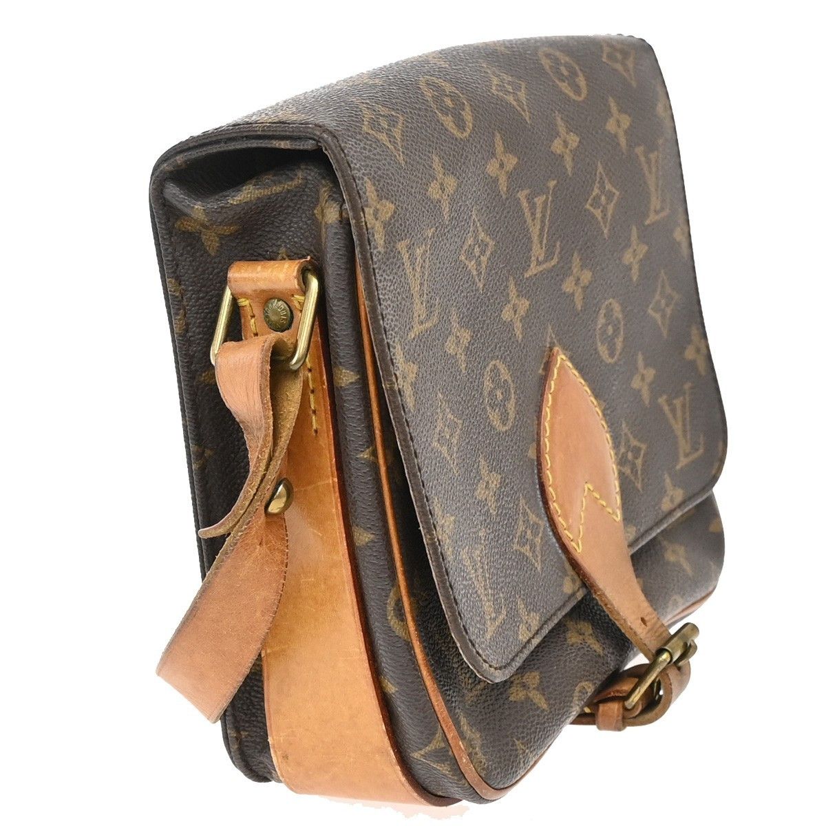 Louis Vuitton Louis Vuitton Cartouchiere Handbag Monogram Canvas Size ONE SIZE - 4 Thumbnail
