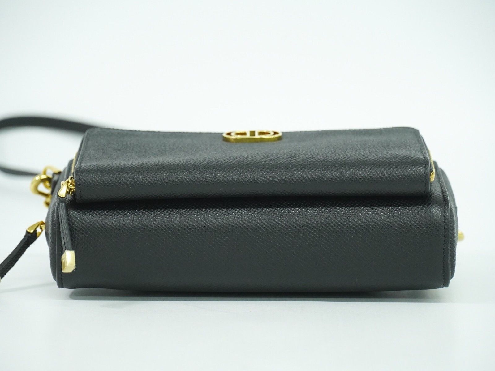 Dior Christian Dior Caro Double Pouch Crossbody Bag Leather Size ONE SIZE - 8 Thumbnail