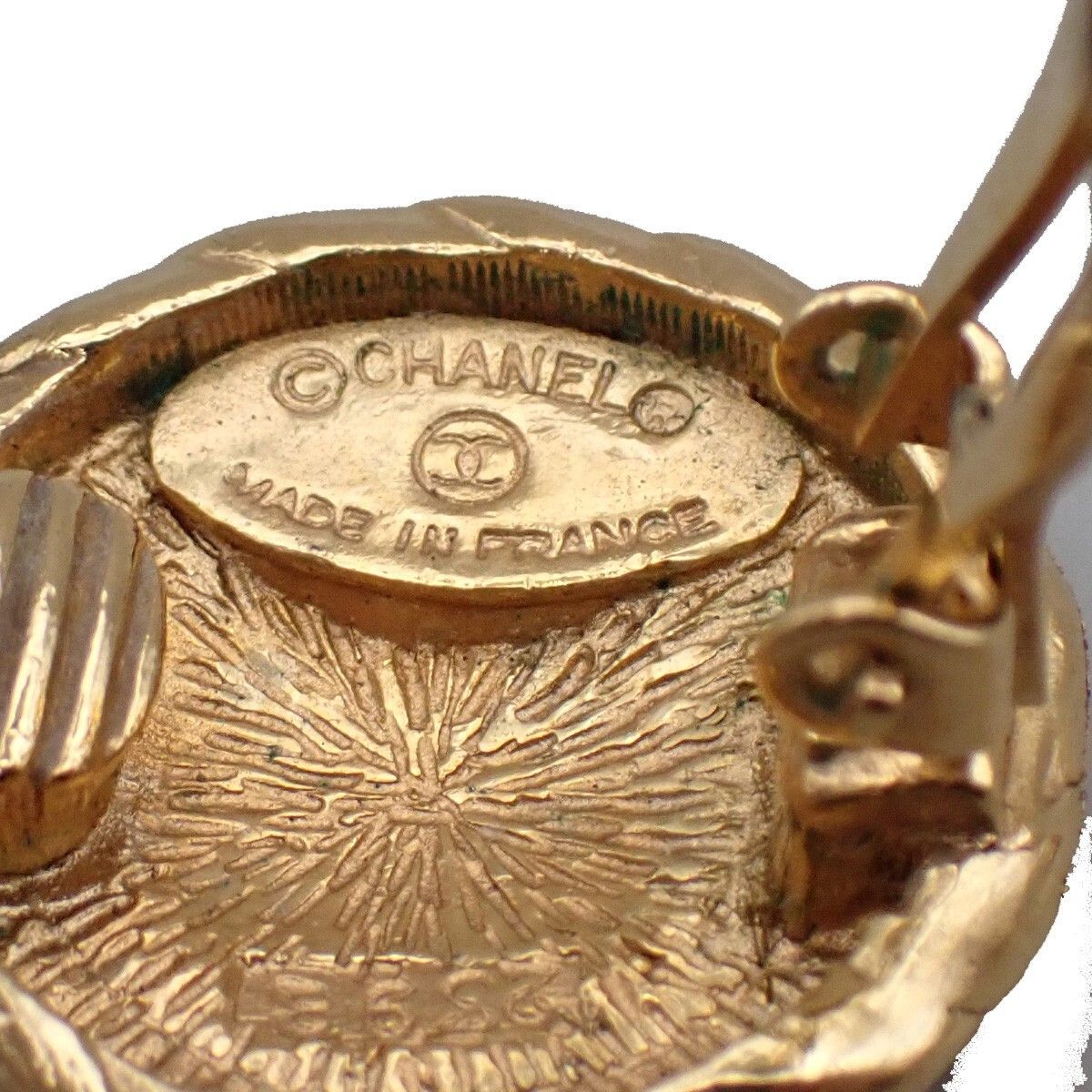 Chanel Chanel Vintage CC Round Clip-On Earrings Metal Size ONE SIZE - 5 Thumbnail