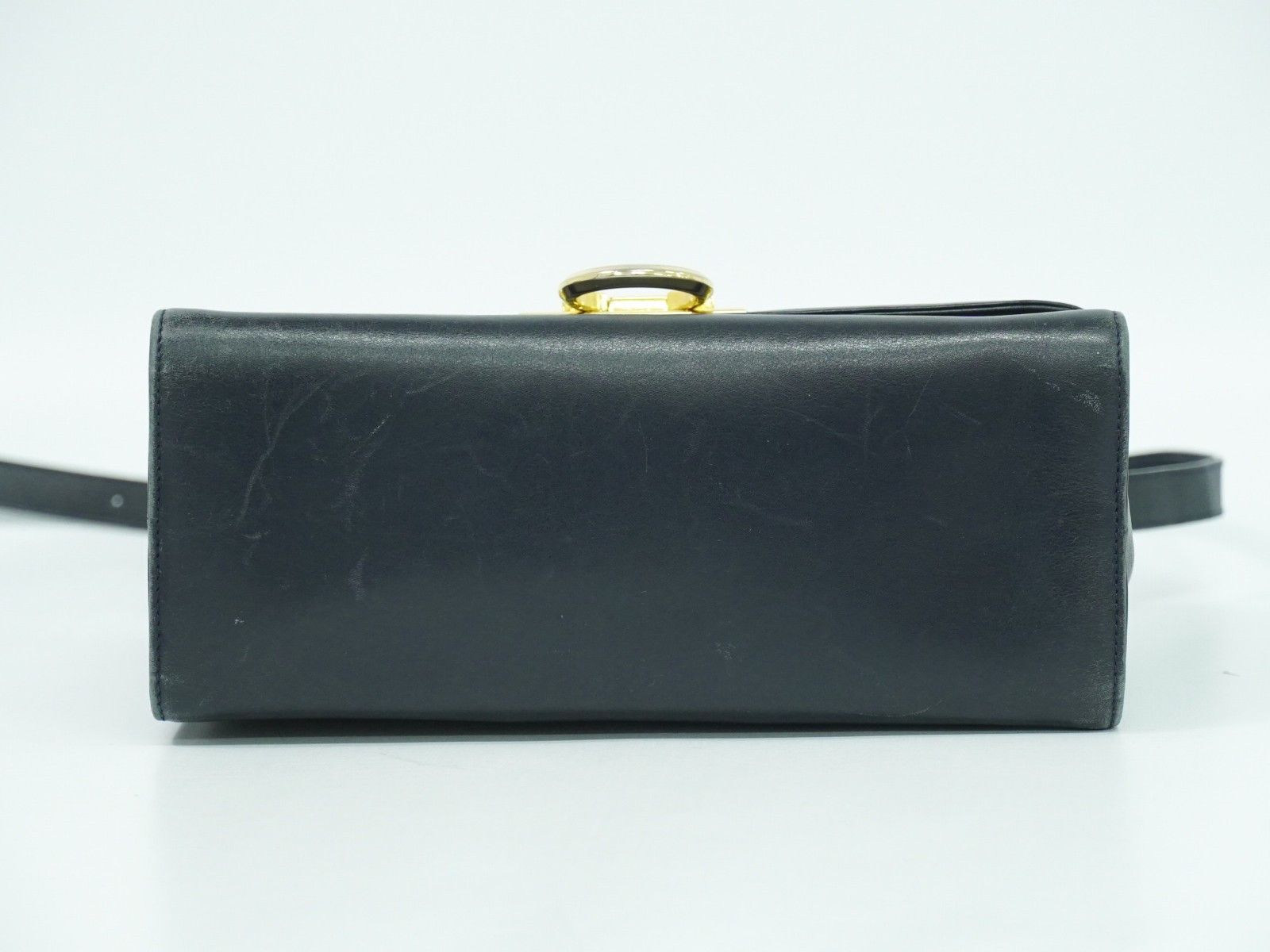 Salvatore Ferragamo Salvatore Ferragamo Gancini Shoulder Bag Leather Size ONE SIZE - 11 Thumbnail