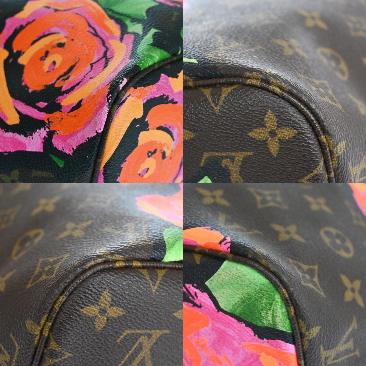 Louis Vuitton Louis Vuitton Neverfull Tote Limited Edition Monogram Roses Size ONE SIZE - 9 Thumbnail