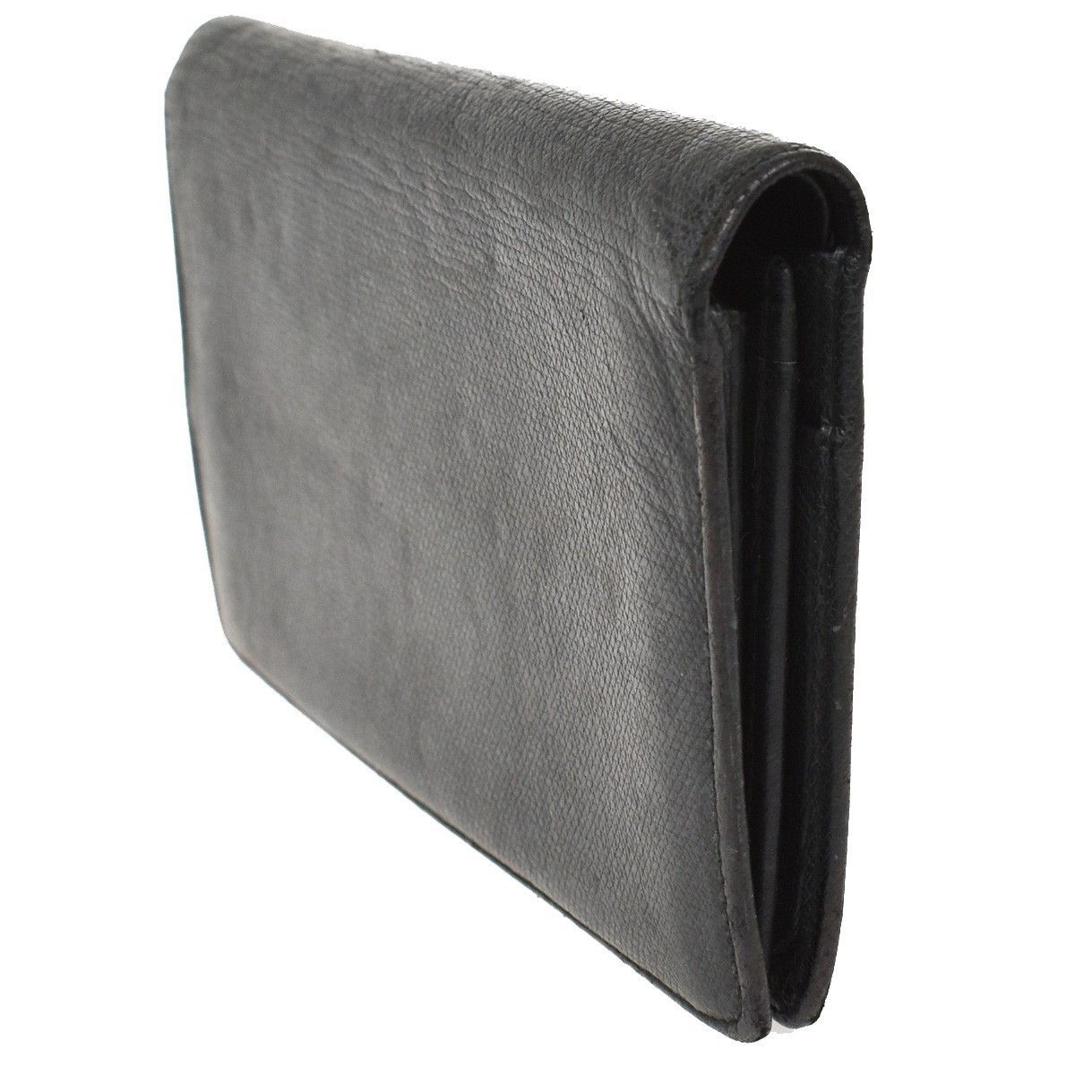 Chanel Chanel CC Button Bi-Fold Wallet Leather Size ONE SIZE - 4 Thumbnail