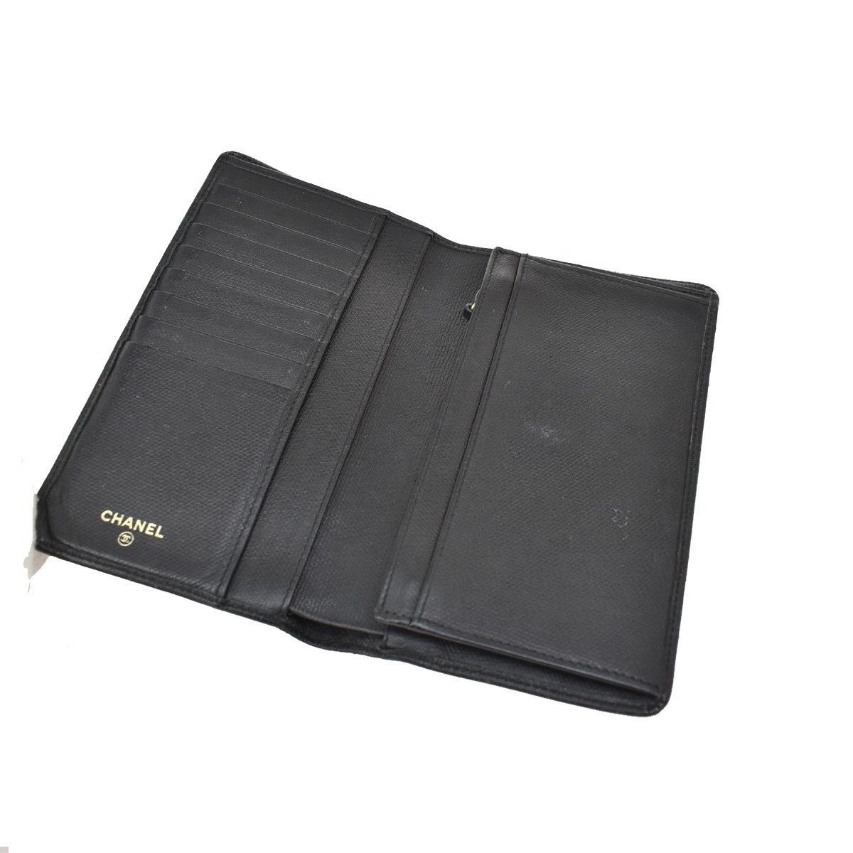 Chanel Chanel CC Button Bi-Fold Wallet Leather Size ONE SIZE - 5 Thumbnail