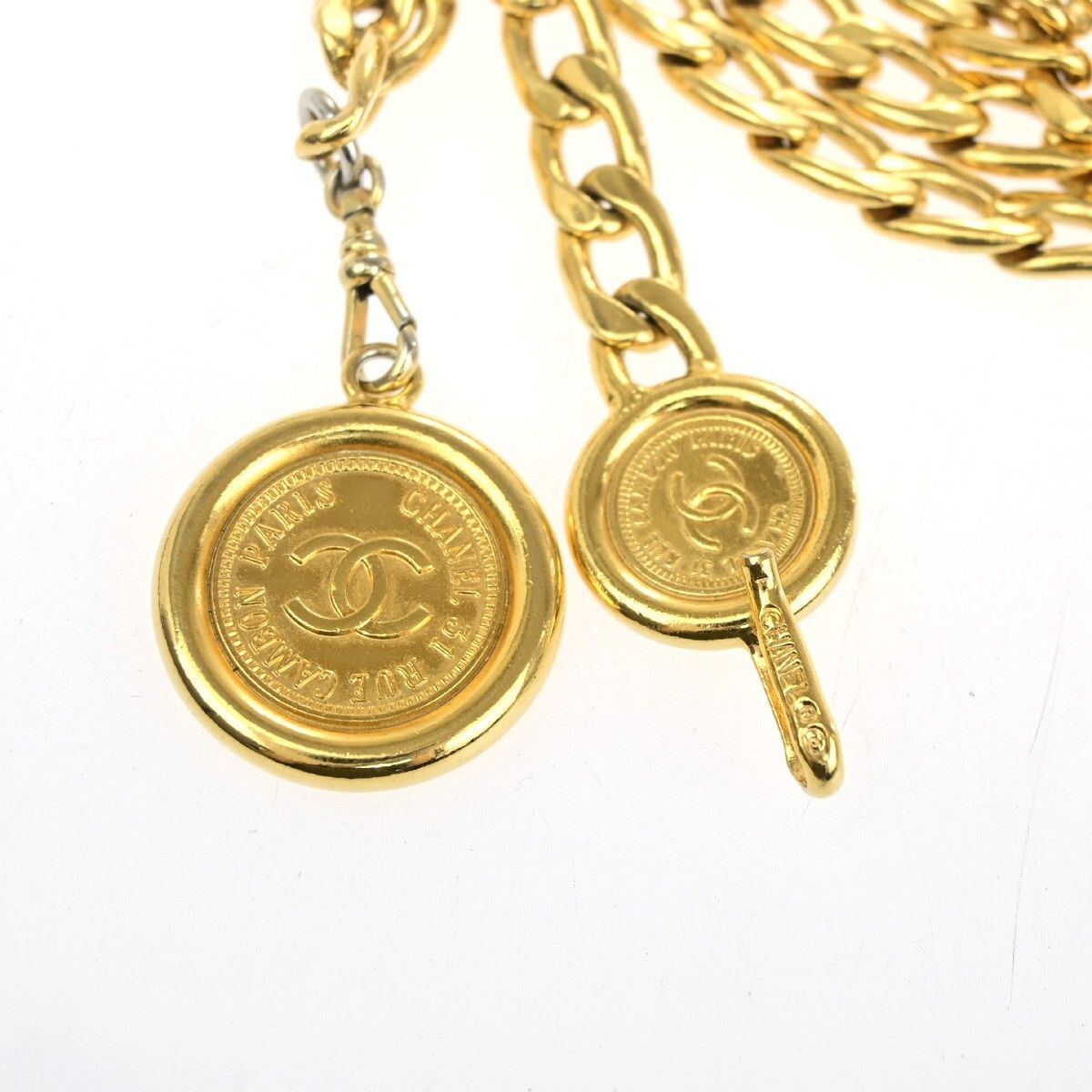 Chanel Chanel Vintage Medallion Chain Belt Metal Size ONE SIZE - 5 Thumbnail