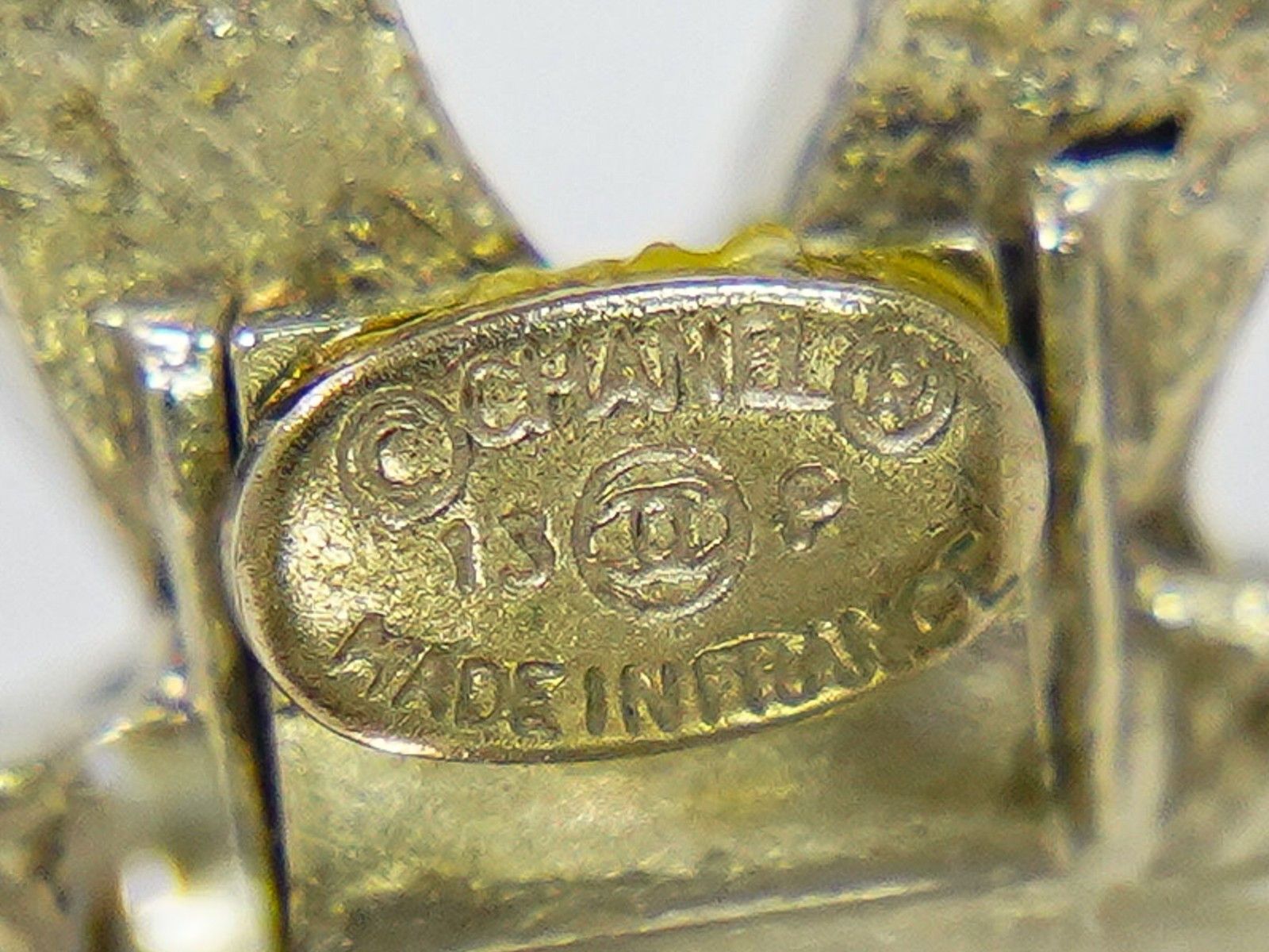 Chanel Chanel CC Hoop Clip-On Earrings Crystal Embellished Metal Size ONE SIZE - 4 Thumbnail