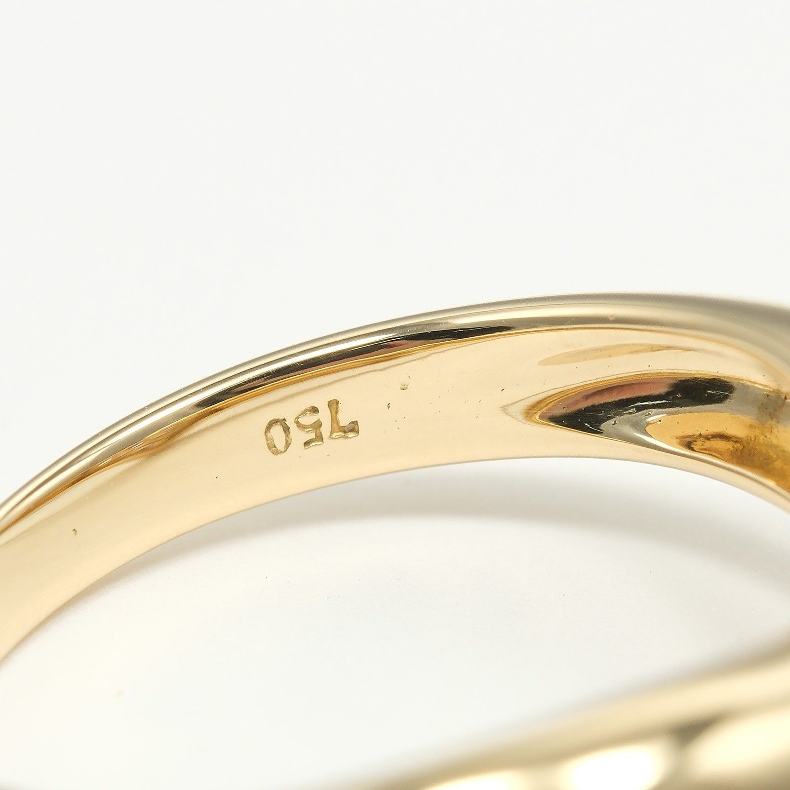 Tiffany & Co. Tiffany & Co. Heart Band Ring 18K Yellow Gold with Diamonds Size ONE SIZE - 9 Thumbnail