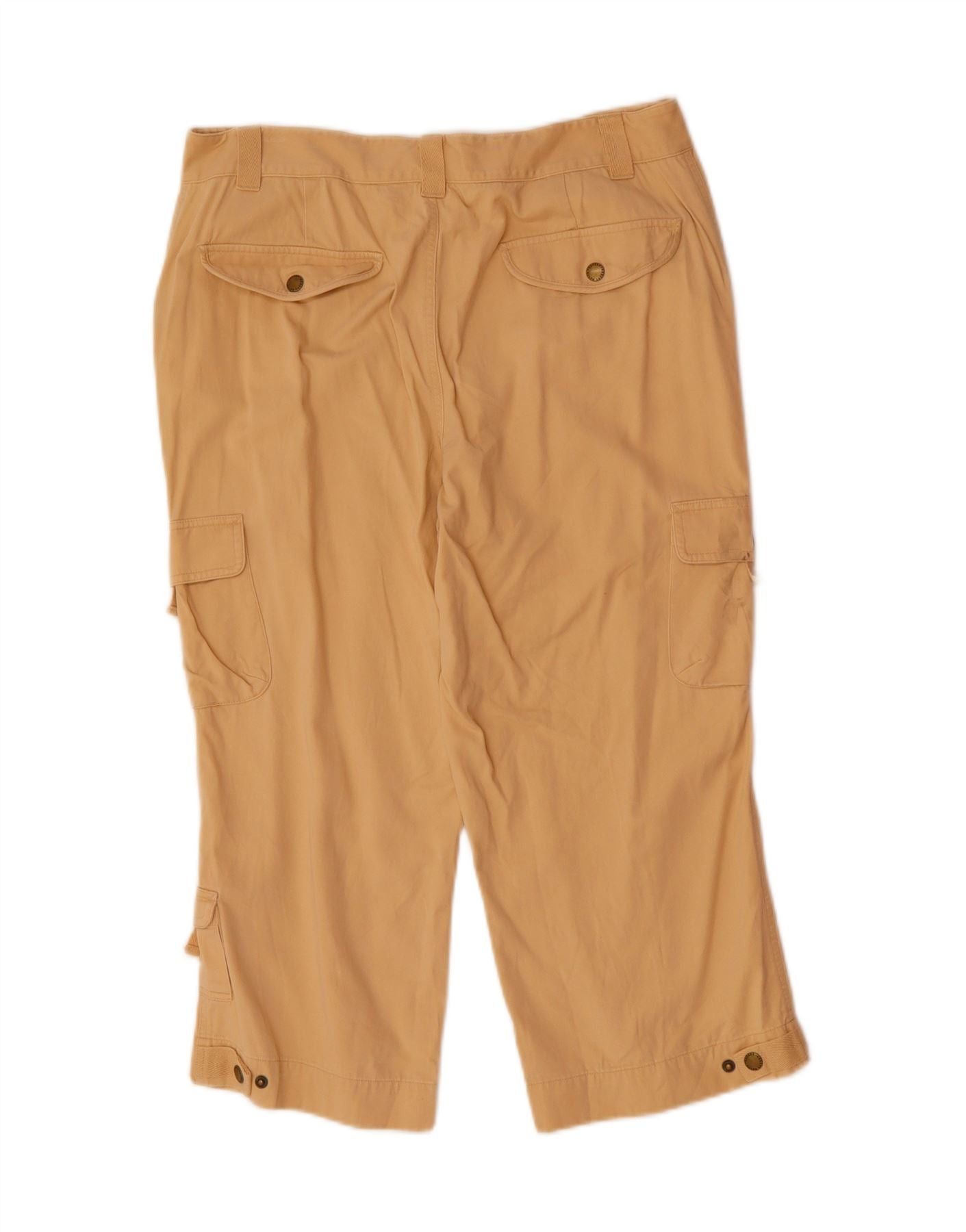 Ralph Lauren Womens Straight Cargo Trousers US 12 Large W34 L22 Beige Size 30" / US 8 / IT 44 - 2 Thumbnail