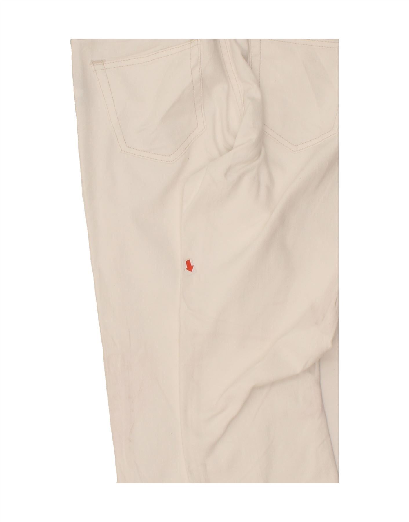 Ralph Lauren Womens Straight Casual Trousers US 4 Small W27 L26 White Size 25" / US 0 / IT 36 - 4 Thumbnail