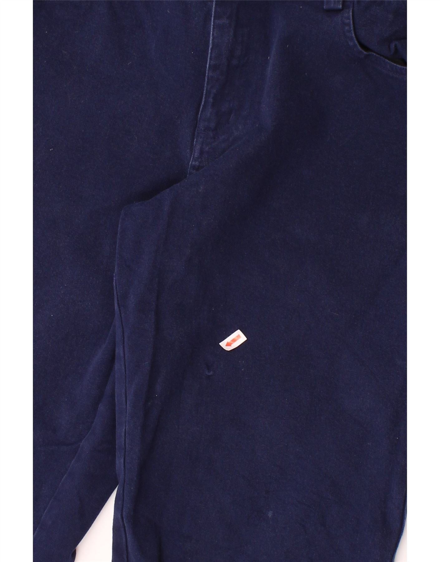 Ralph Lauren Womens Straight Casual Trousers US 12 Large W32 L30 Navy Blu Size 30" / US 8 / IT 44 - 3 Thumbnail
