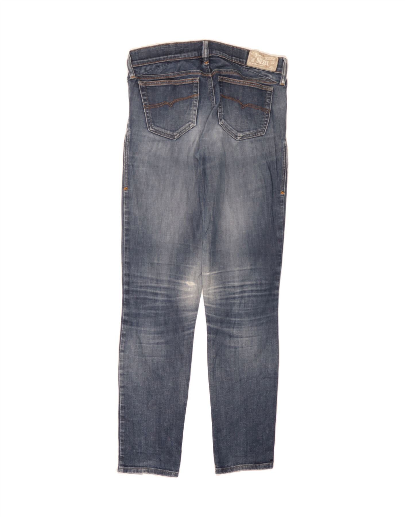 Diesel Womens Slim Jeans W29 L32 Blue Cotton Size 42" / US 20 - 2 Thumbnail