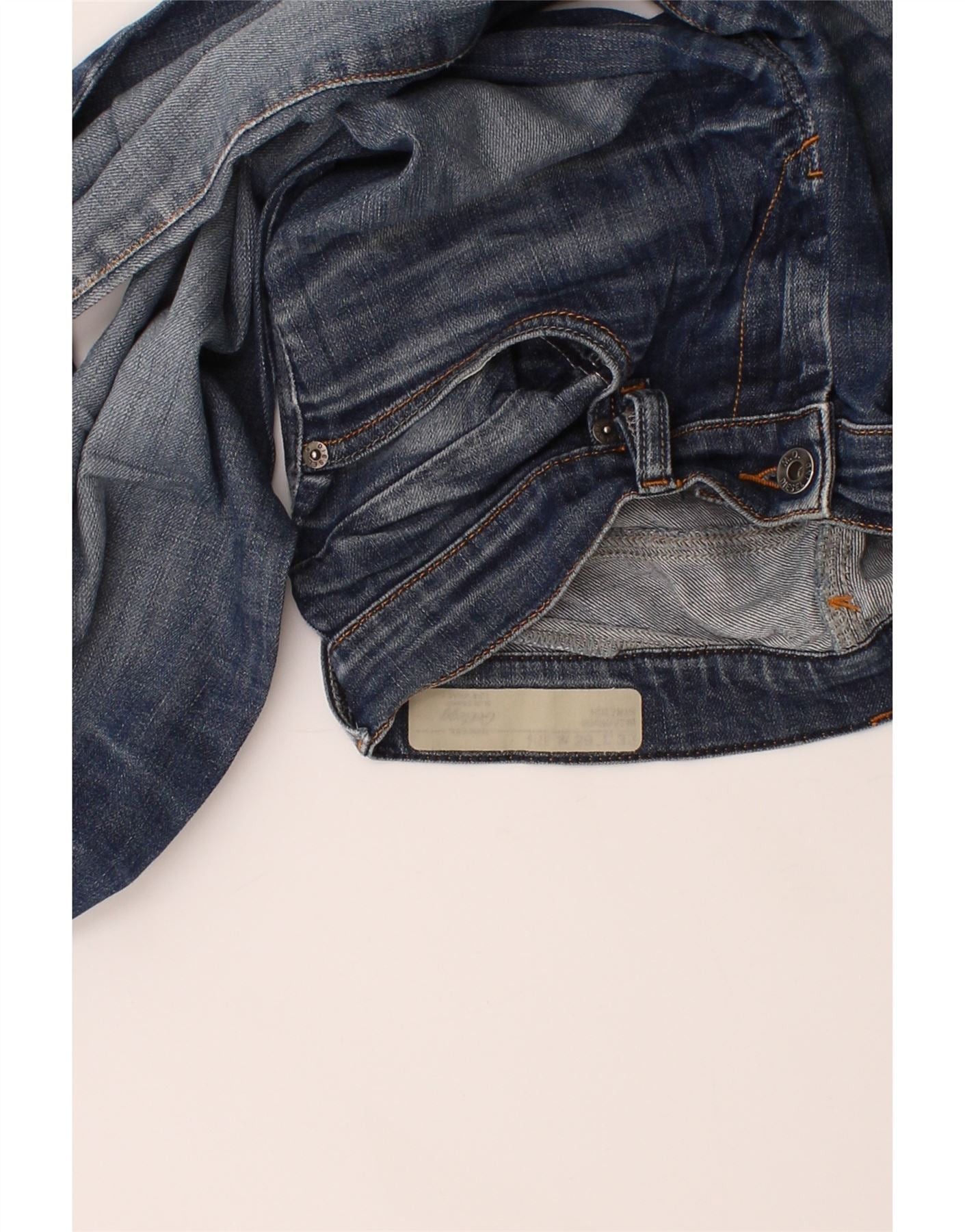 Diesel Womens Slim Jeans W29 L32 Blue Cotton Size 42" / US 20 - 3 Thumbnail