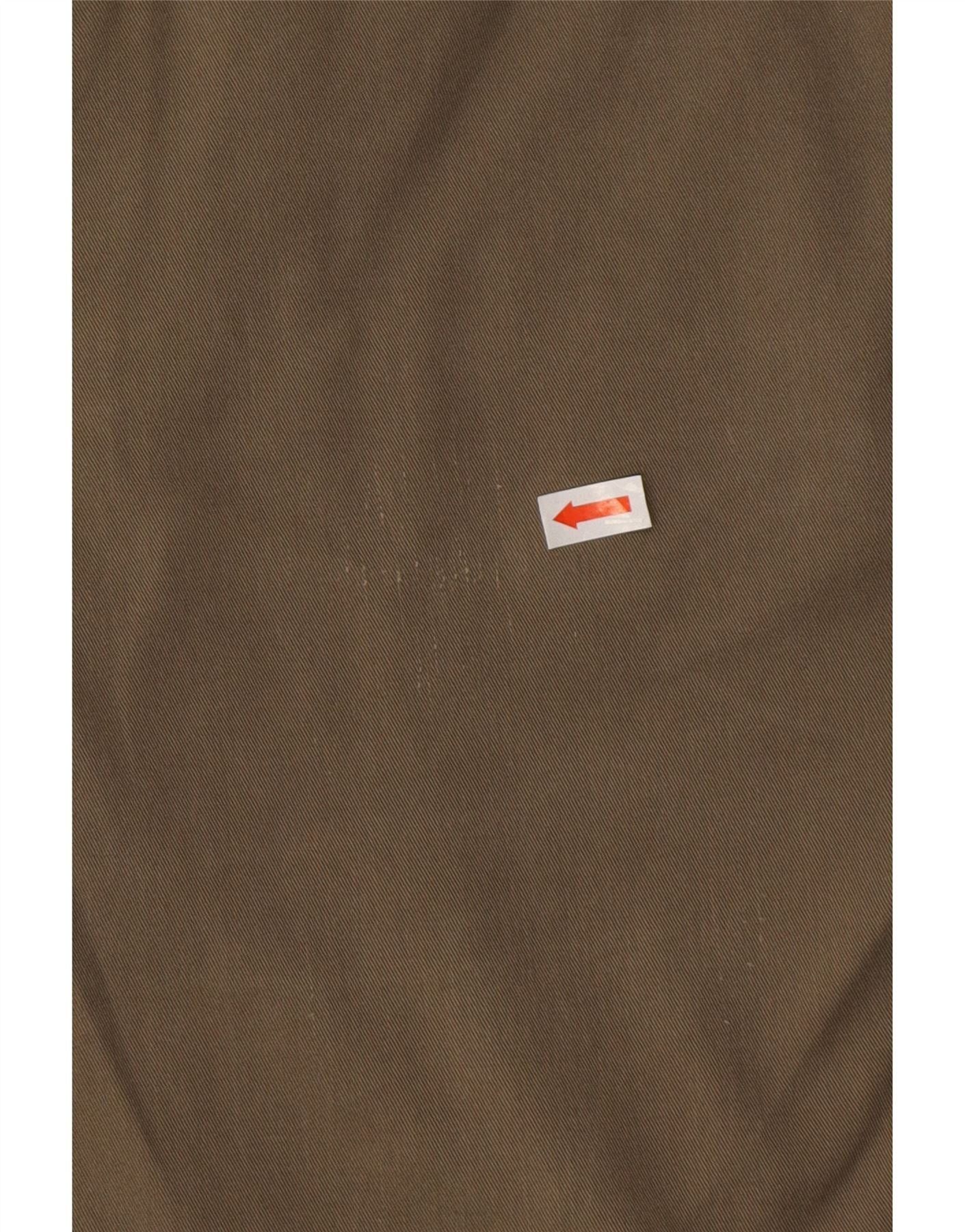 Ralph Lauren Womens Straight Cropped Trousers US 10 Large W34 L26 Brown Size 28" / US 6 / IT 42 - 3 Thumbnail