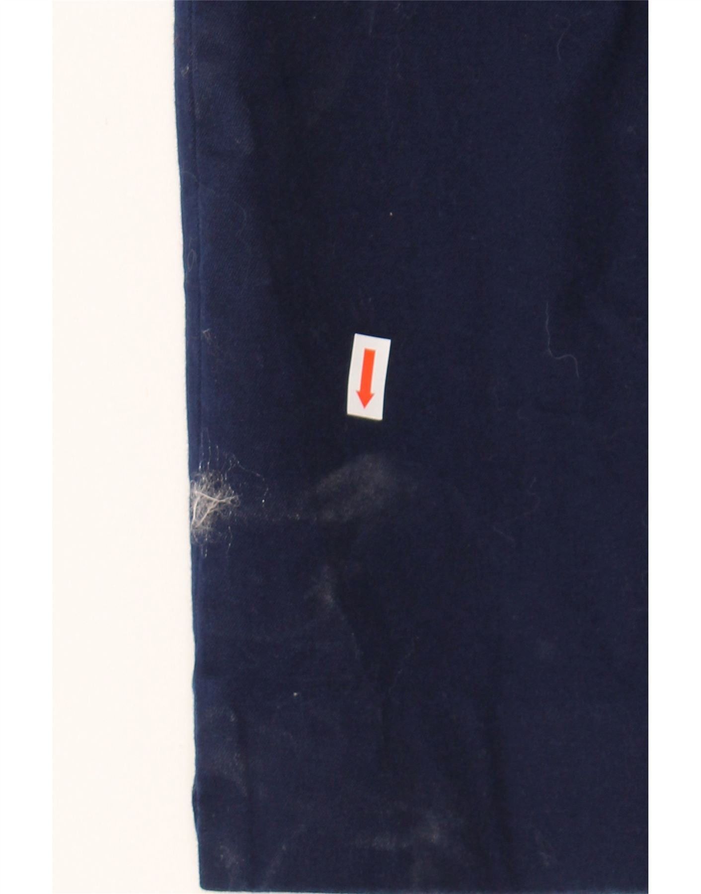 Ralph Lauren Womens Straight Casual Trousers US 14 XL W34 L26 Navy Blue Size 32" / US 10 / IT 46 - 3 Thumbnail