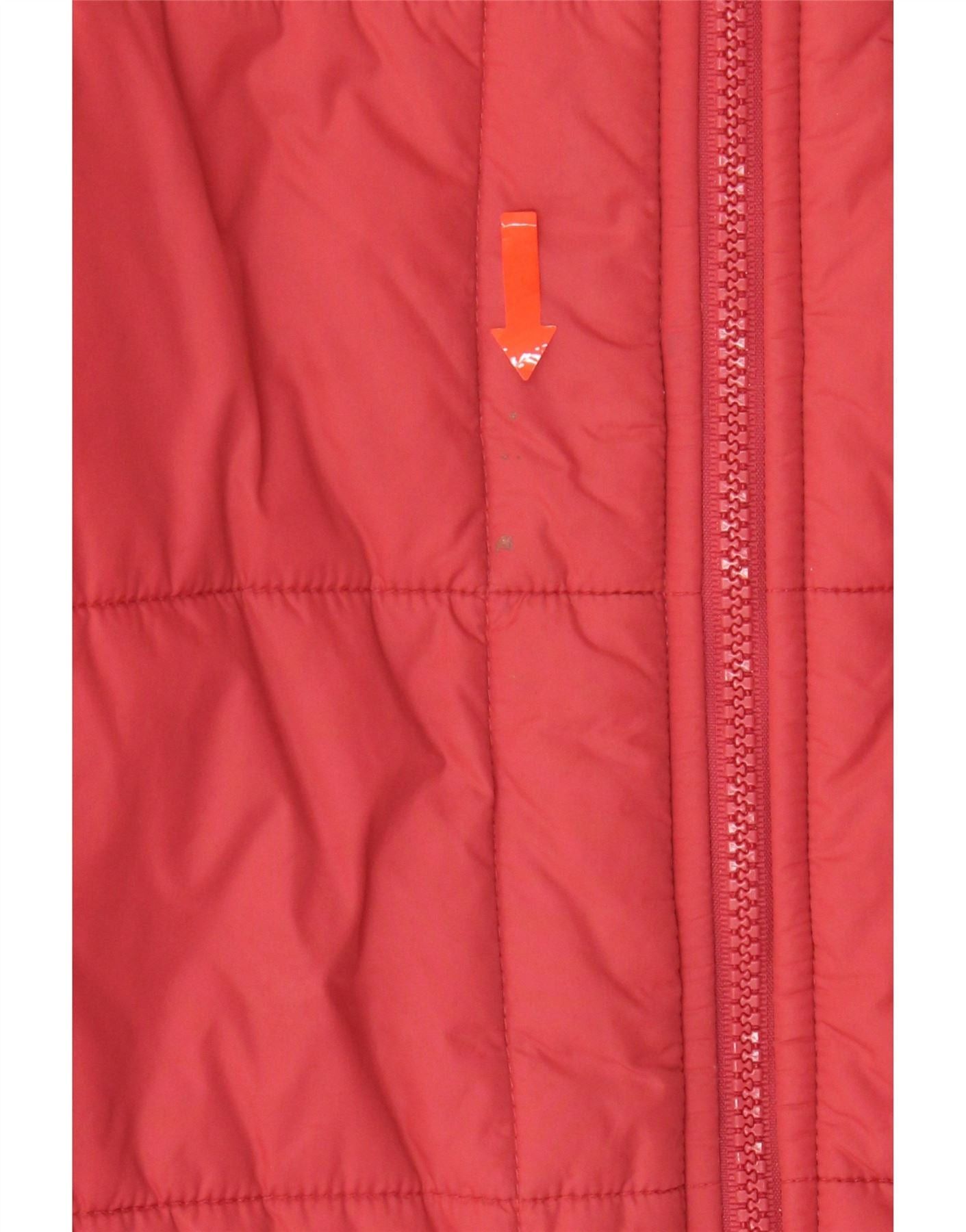 Diesel Womens Hooded Padded Jacket UK 14 Medium Pink Nylon Size M / US 6-8 / IT 42-44 - 4 Thumbnail