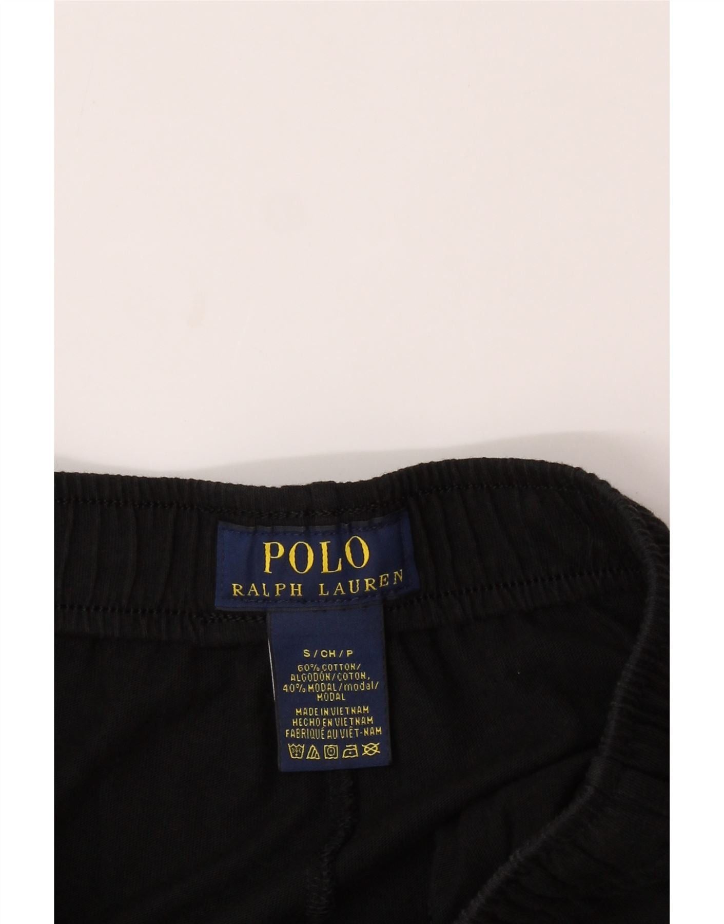 Polo Ralph Lauren Womens Tracksuit Trousers UK 10 Small Black Cotton Size 27" / US 4 / IT 40 - 3 Thumbnail
