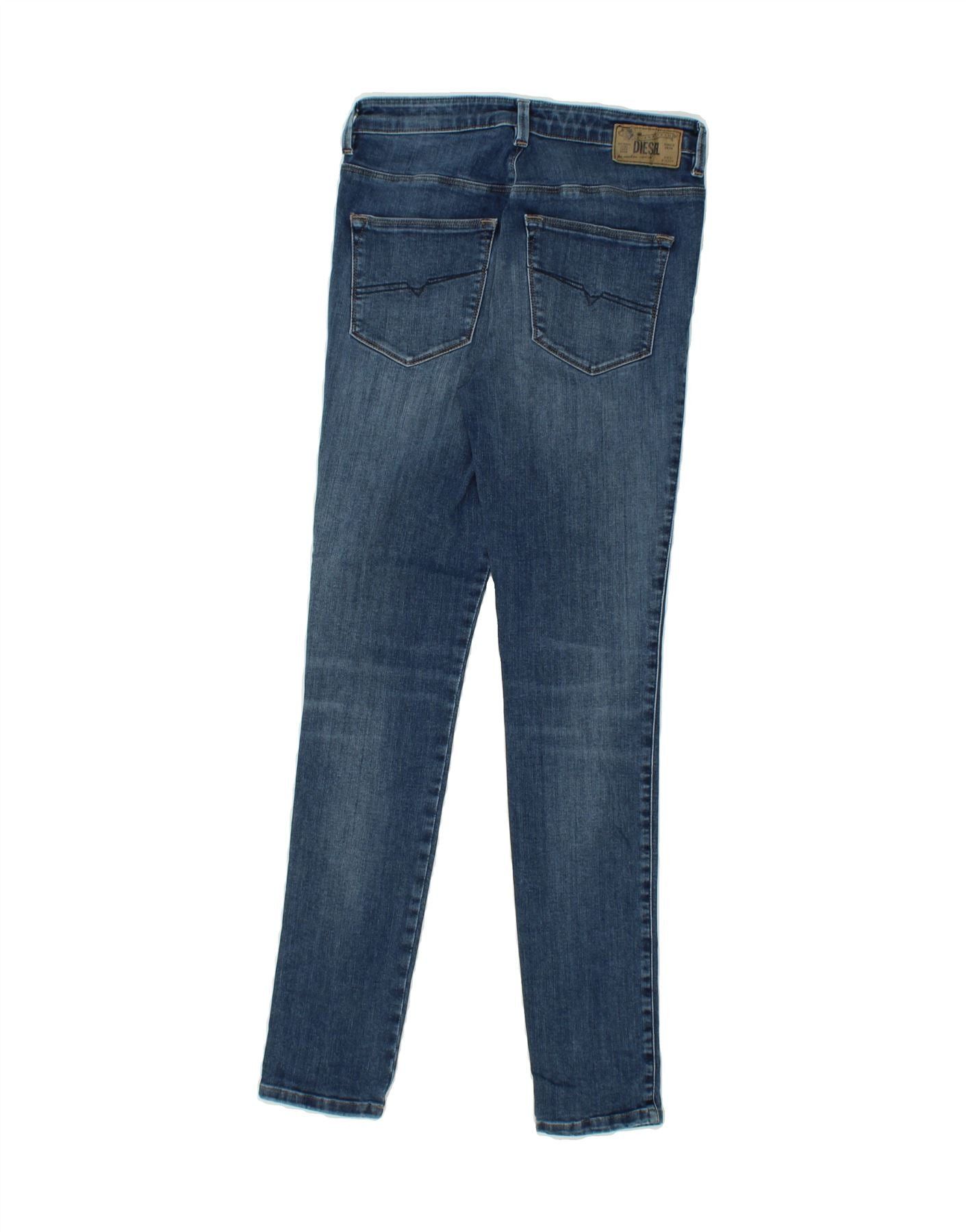 Diesel Womens Skinny Jeans W29 L31 Blue Cotton Size 42" / US 20 - 2 Thumbnail