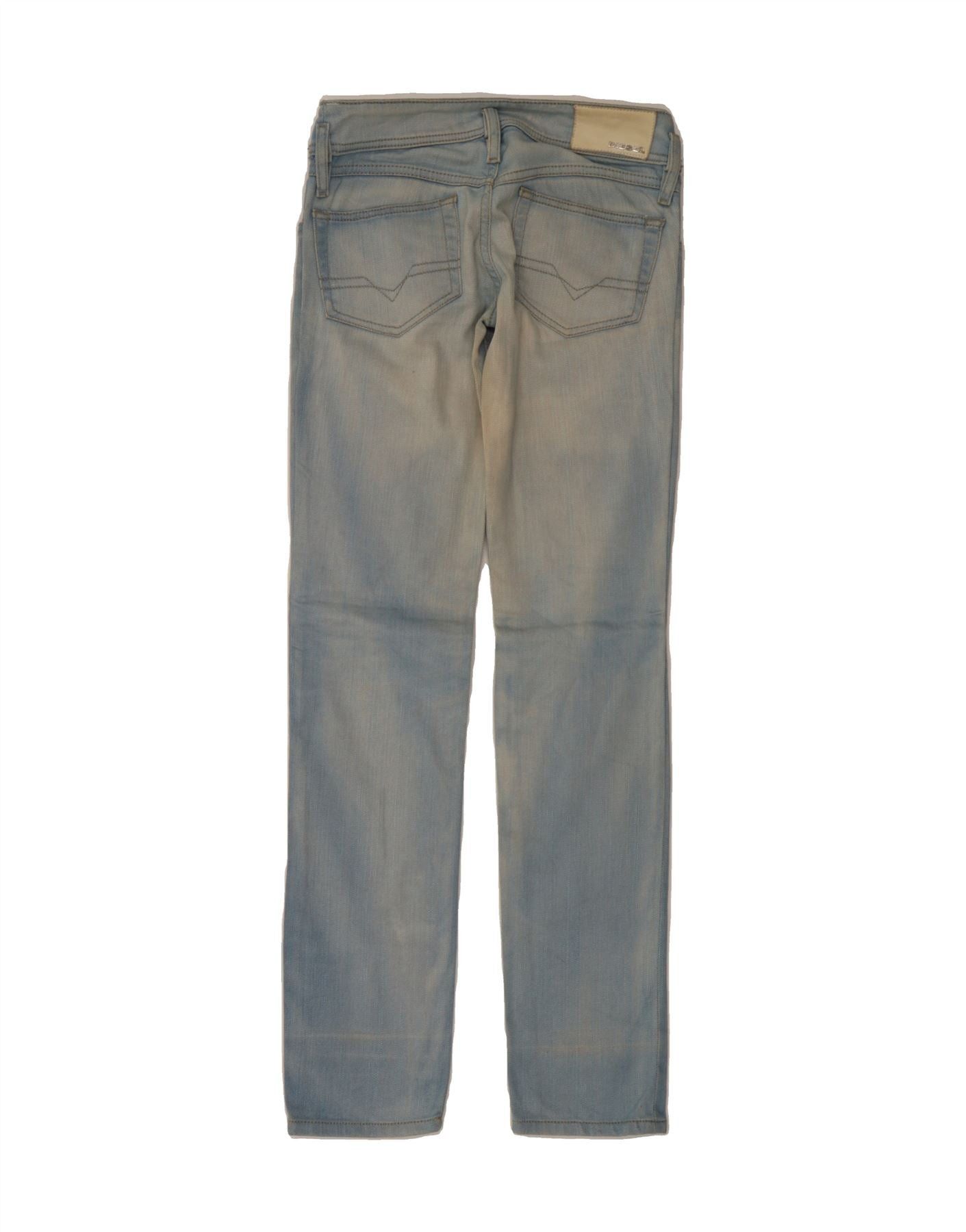Diesel Womens Matic Slim Jeans W27 L32 Blue Cotton Size 42" / US 20 - 2 Thumbnail