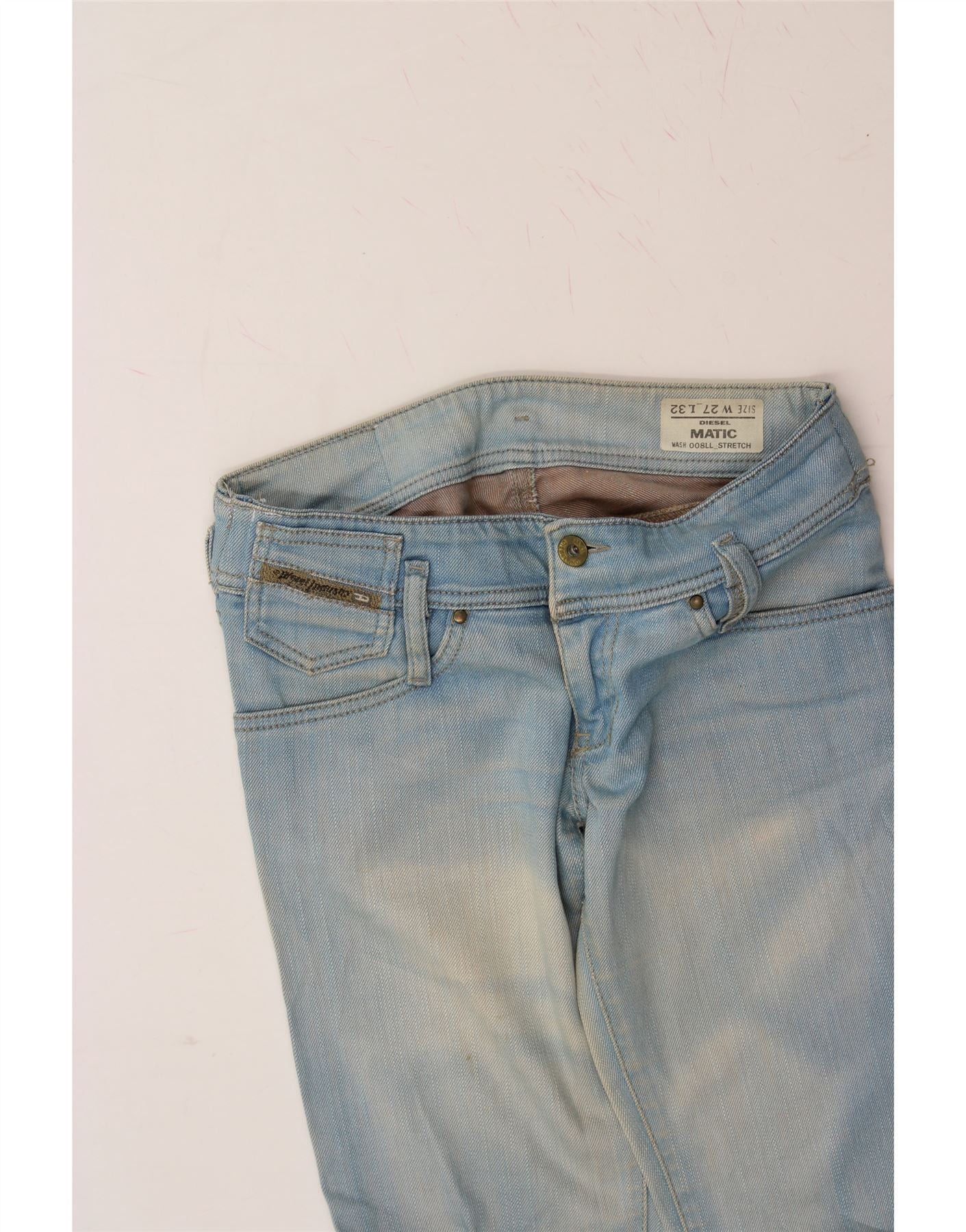 Diesel Womens Matic Slim Jeans W27 L32 Blue Cotton Size 42" / US 20 - 4 Thumbnail