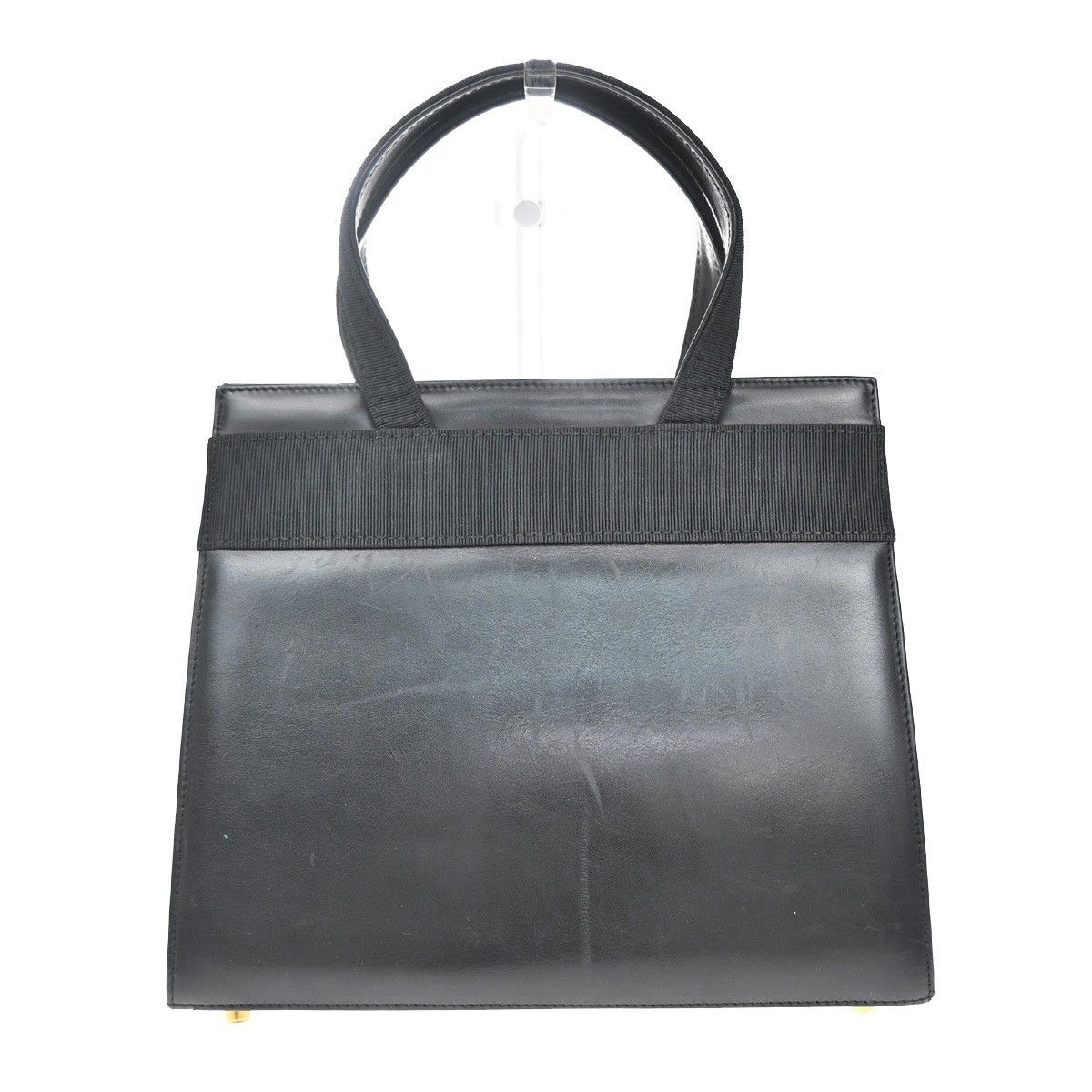 Salvatore Ferragamo Salvatore Ferragamo Convertible Vara Bow Tote Leather Size ONE SIZE - 2 Thumbnail