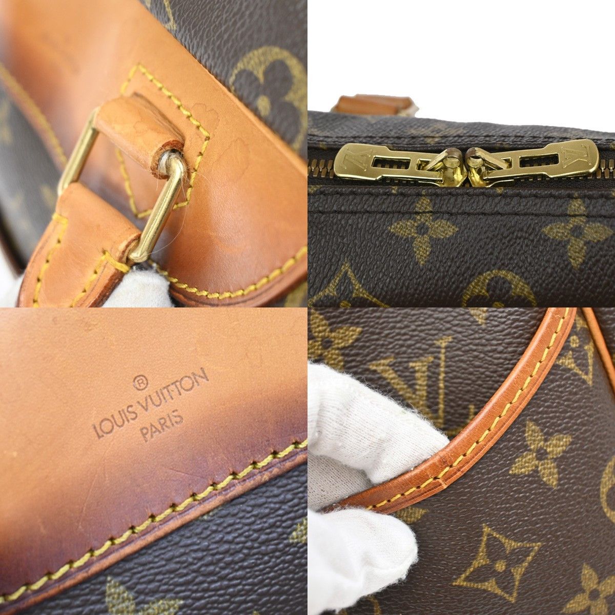 Louis Vuitton Louis Vuitton Deauville Handbag Monogram Canvas Size ONE SIZE - 10 Thumbnail