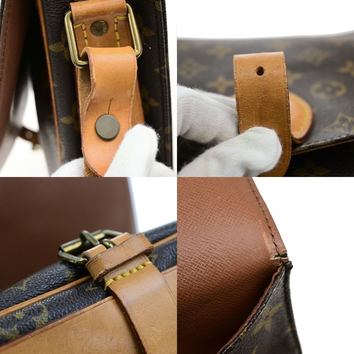 Louis Vuitton Louis Vuitton Cartouchiere Handbag Monogram Canvas Size ONE SIZE - 12 Thumbnail