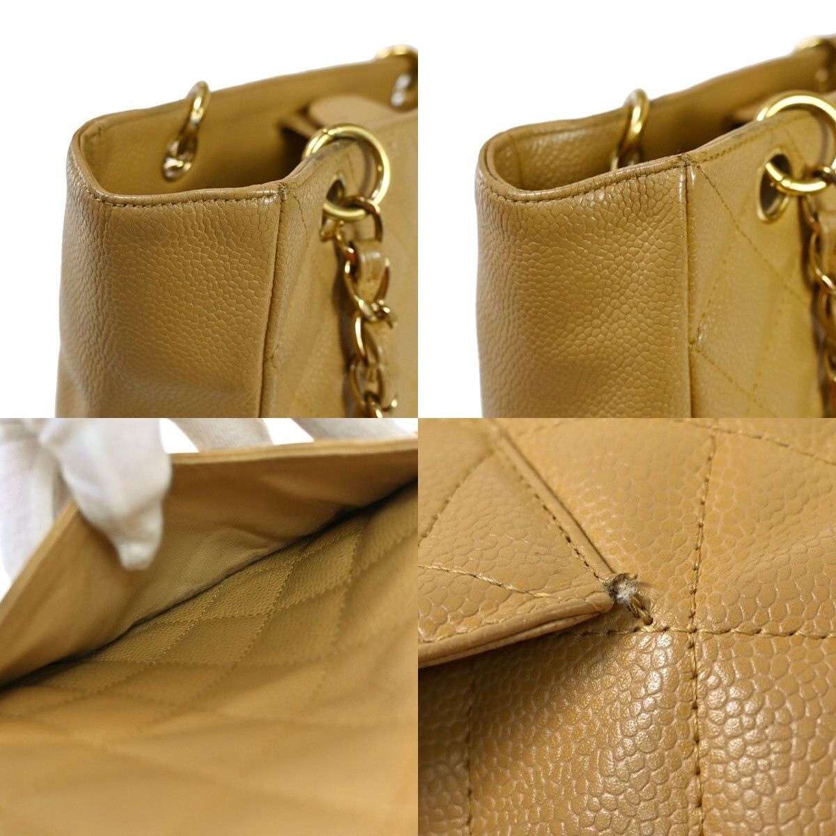 Chanel Chanel Petite Shopping Tote Quilted Caviar Size ONE SIZE - 14 Thumbnail