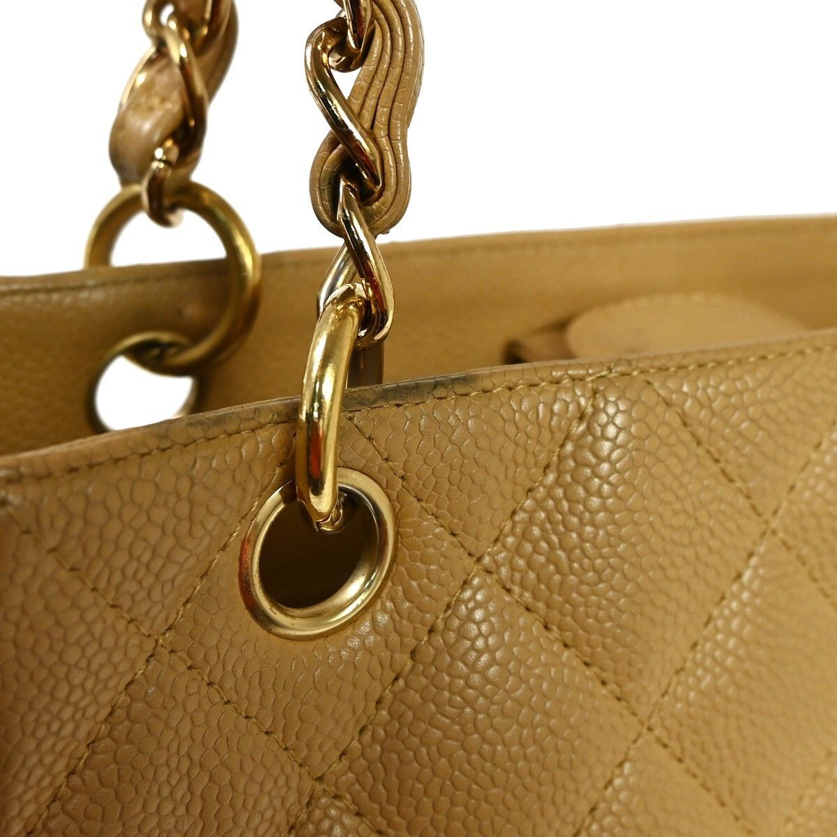 Chanel Chanel Petite Shopping Tote Quilted Caviar Size ONE SIZE - 16 Thumbnail