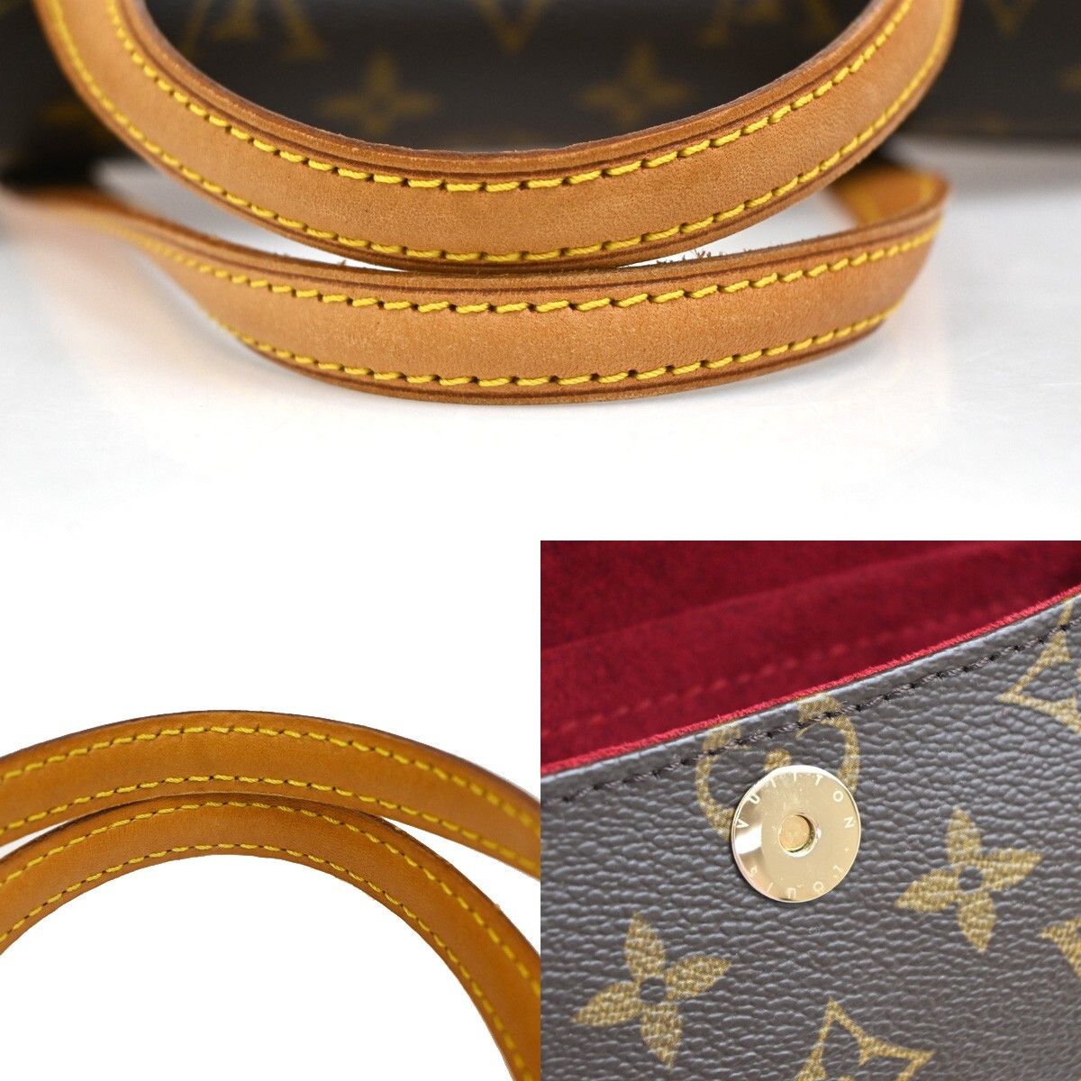 Louis Vuitton Louis Vuitton Sonatine Handbag Monogram Canvas Size ONE SIZE - 12 Thumbnail