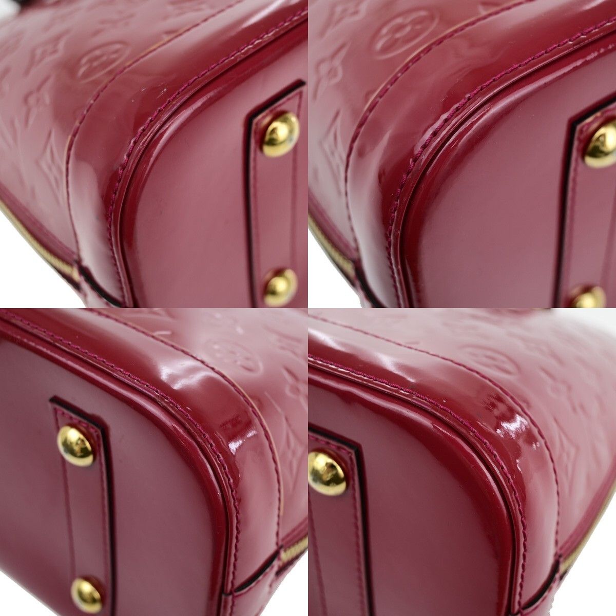 Louis Vuitton Louis Vuitton Alma Handbag Monogram Vernis Size ONE SIZE - 9 Thumbnail