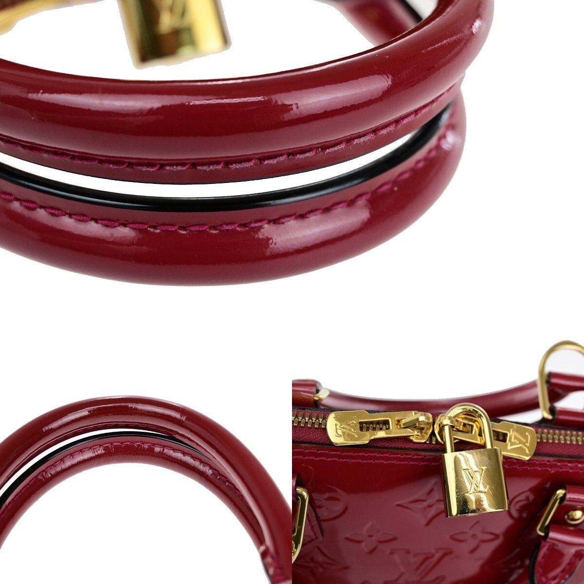 Louis Vuitton Louis Vuitton Alma Handbag Monogram Vernis Size ONE SIZE - 10 Thumbnail