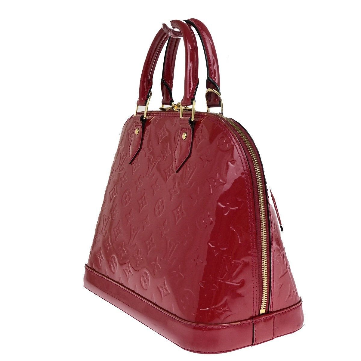 Louis Vuitton Louis Vuitton Alma Handbag Monogram Vernis Size ONE SIZE - 4 Thumbnail