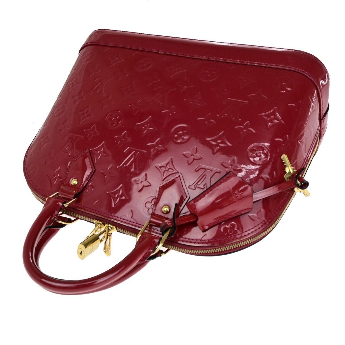 Louis Vuitton Louis Vuitton Alma Handbag Monogram Vernis Size ONE SIZE - 8 Thumbnail