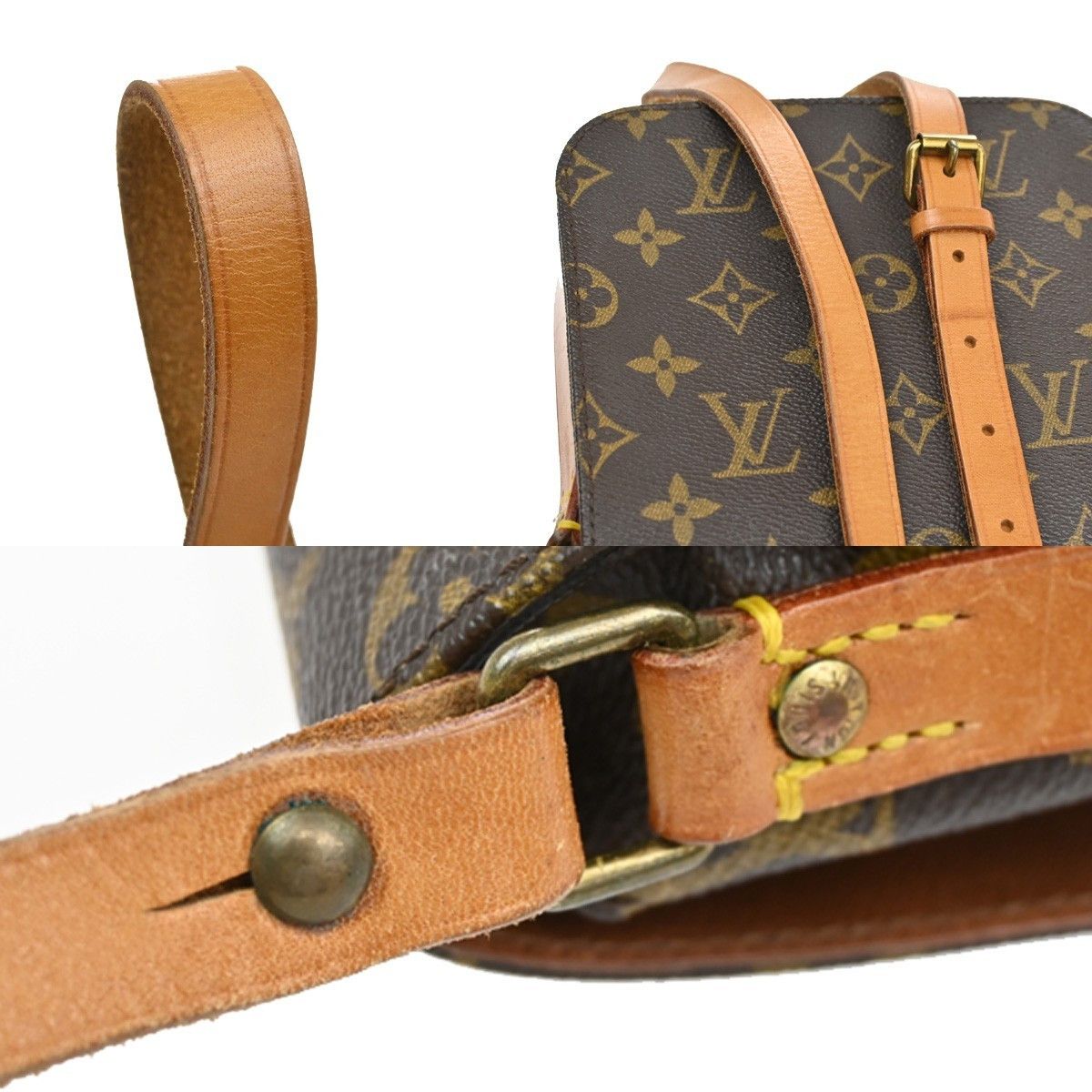 Louis Vuitton Louis Vuitton Cartouchiere Handbag Monogram Canvas Size ONE SIZE - 11 Thumbnail