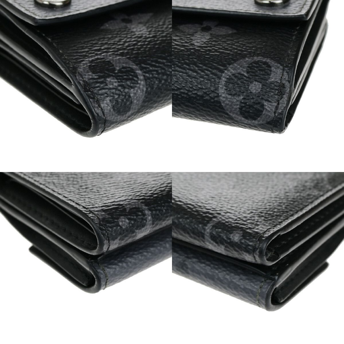 Louis Vuitton Louis Vuitton Discovery Wallet Reverse Monogram Eclipse Canvas Size ONE SIZE - 9 Thumbnail