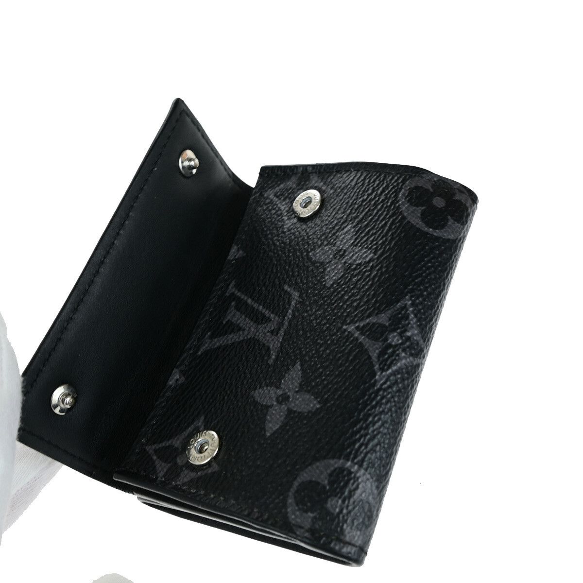 Louis Vuitton Louis Vuitton Discovery Wallet Reverse Monogram Eclipse Canvas Size ONE SIZE - 12 Thumbnail