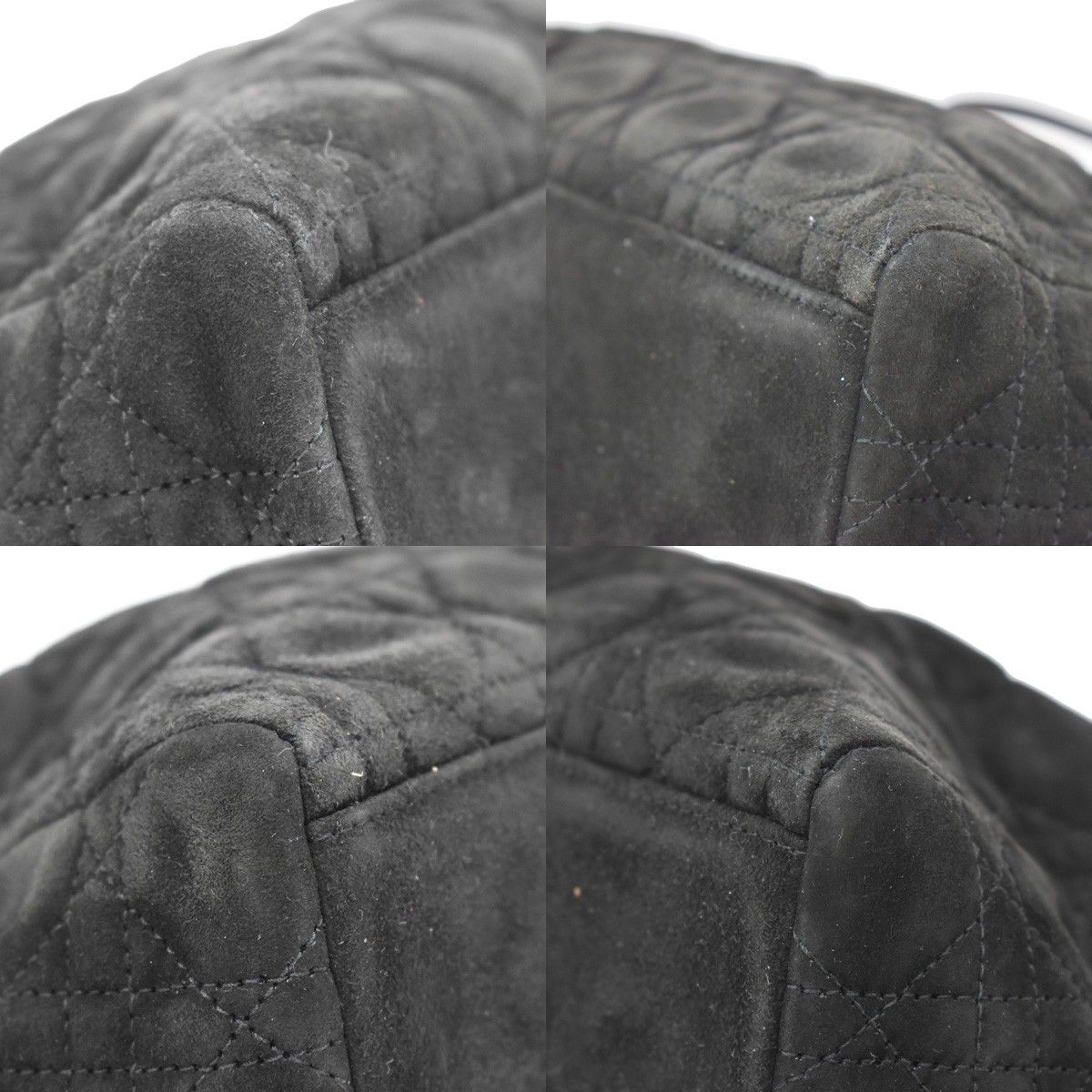 Dior Christian Dior Lady Dior Bag Cannage Stitch Suede Size ONE SIZE - 8 Thumbnail