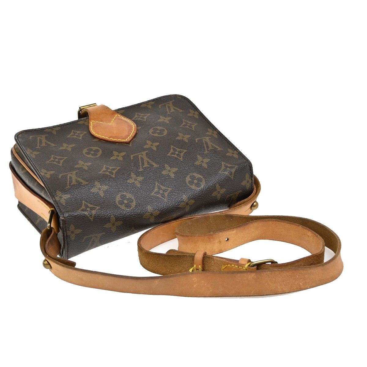 Louis Vuitton Louis Vuitton Cartouchiere Handbag Monogram Canvas Size ONE SIZE - 8 Thumbnail