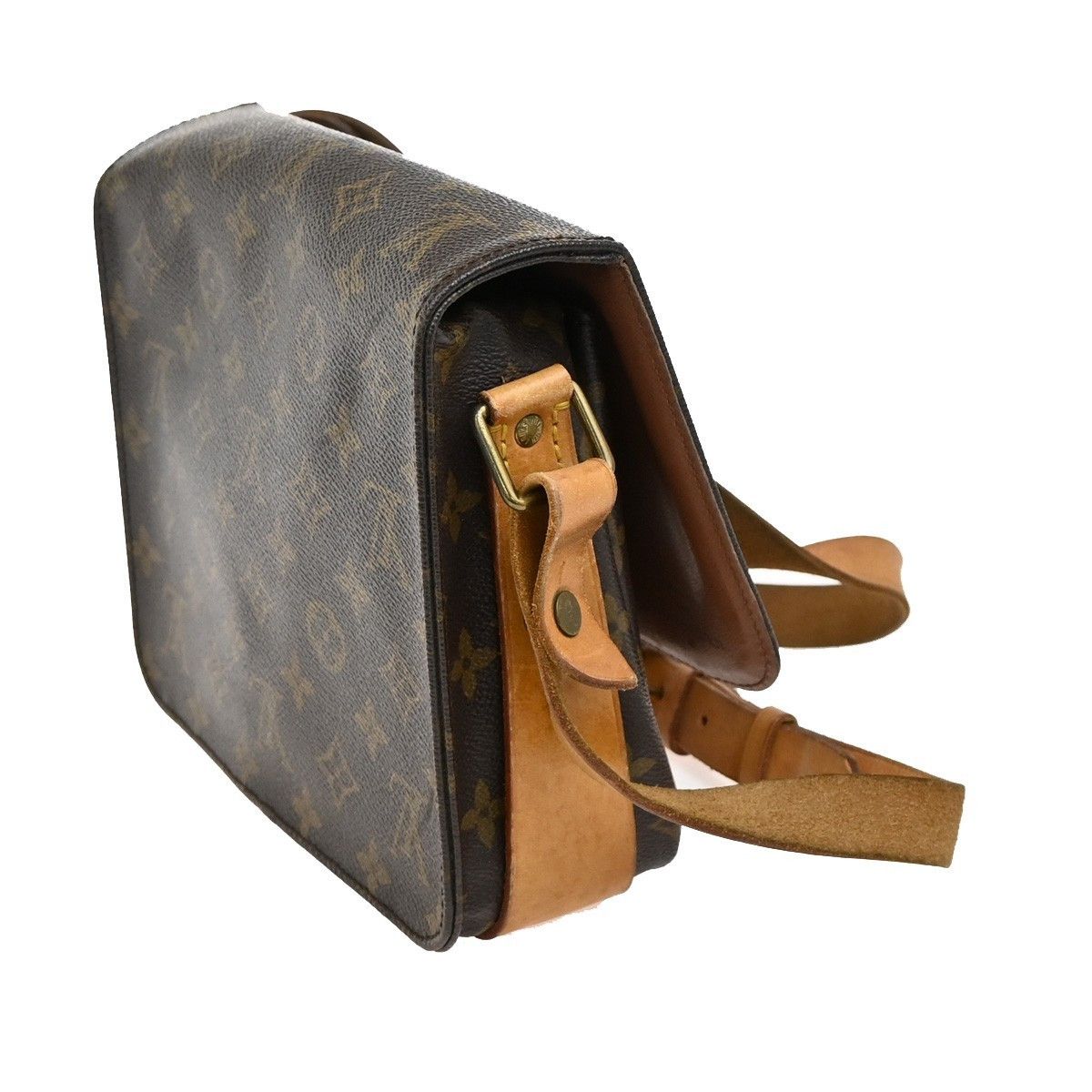 Louis Vuitton Louis Vuitton Cartouchiere Handbag Monogram Canvas Size ONE SIZE - 4 Thumbnail